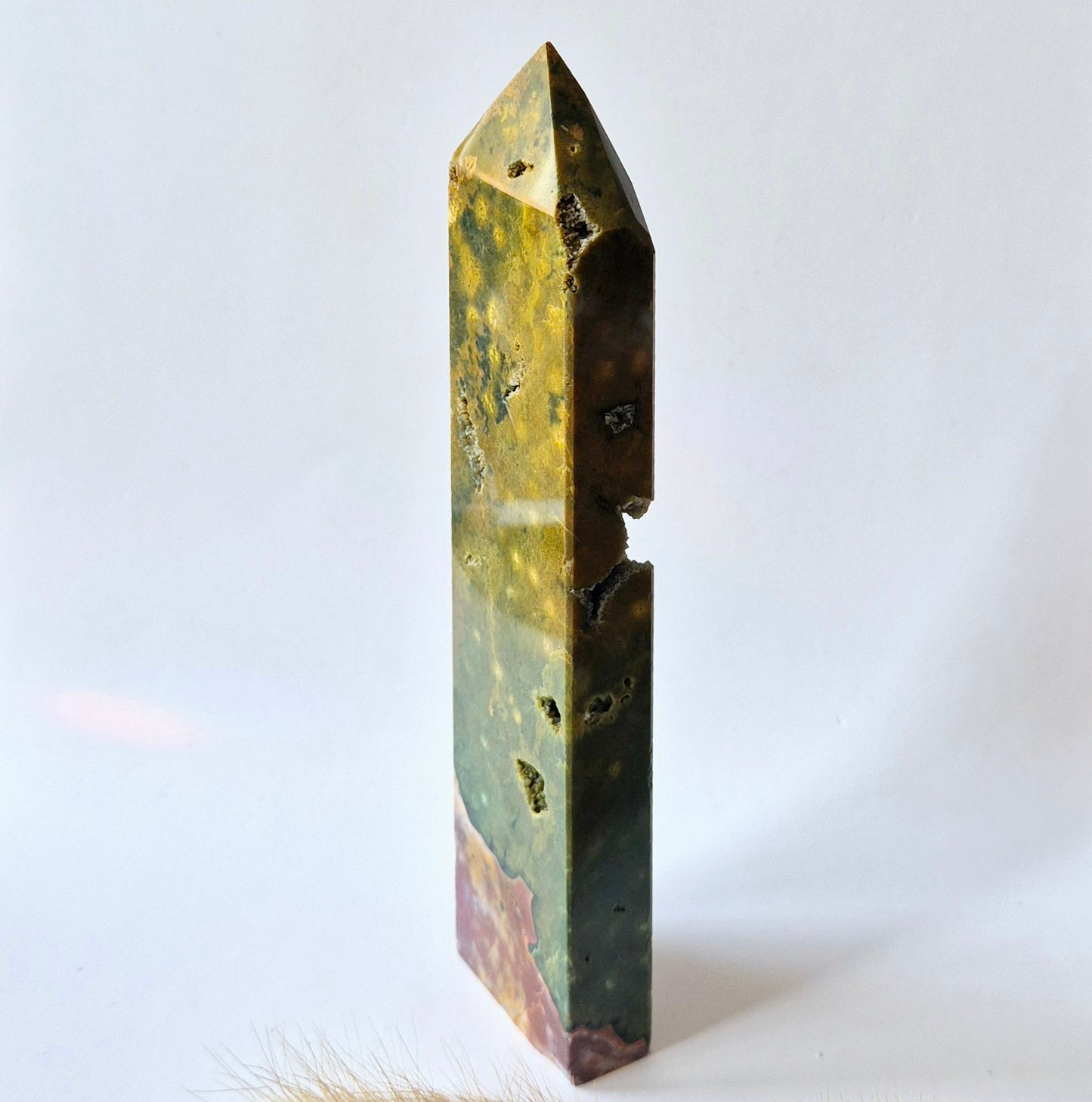 Edelsteen Ocean Jasper toren #1 - 256g