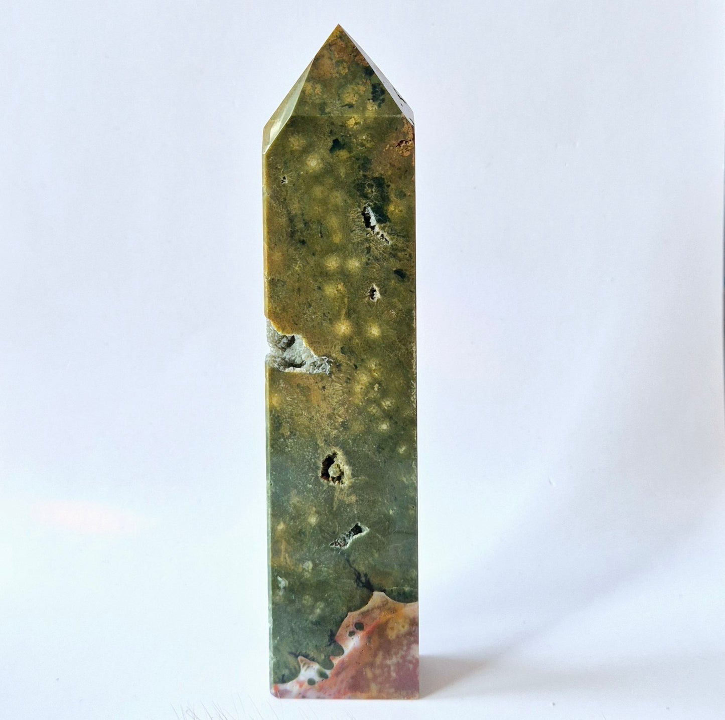 Edelsteen Ocean Jasper toren #1 - 256g