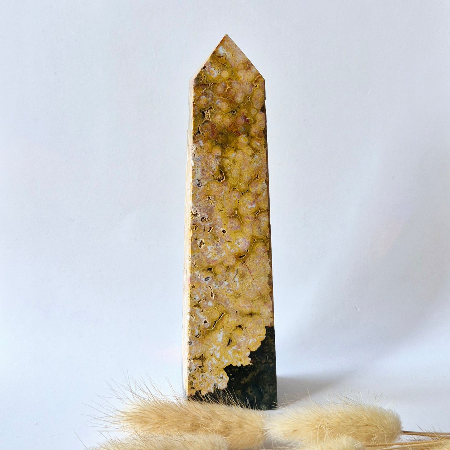 Edelsteen Druzy Ocean Jasper toren #6 - 270g