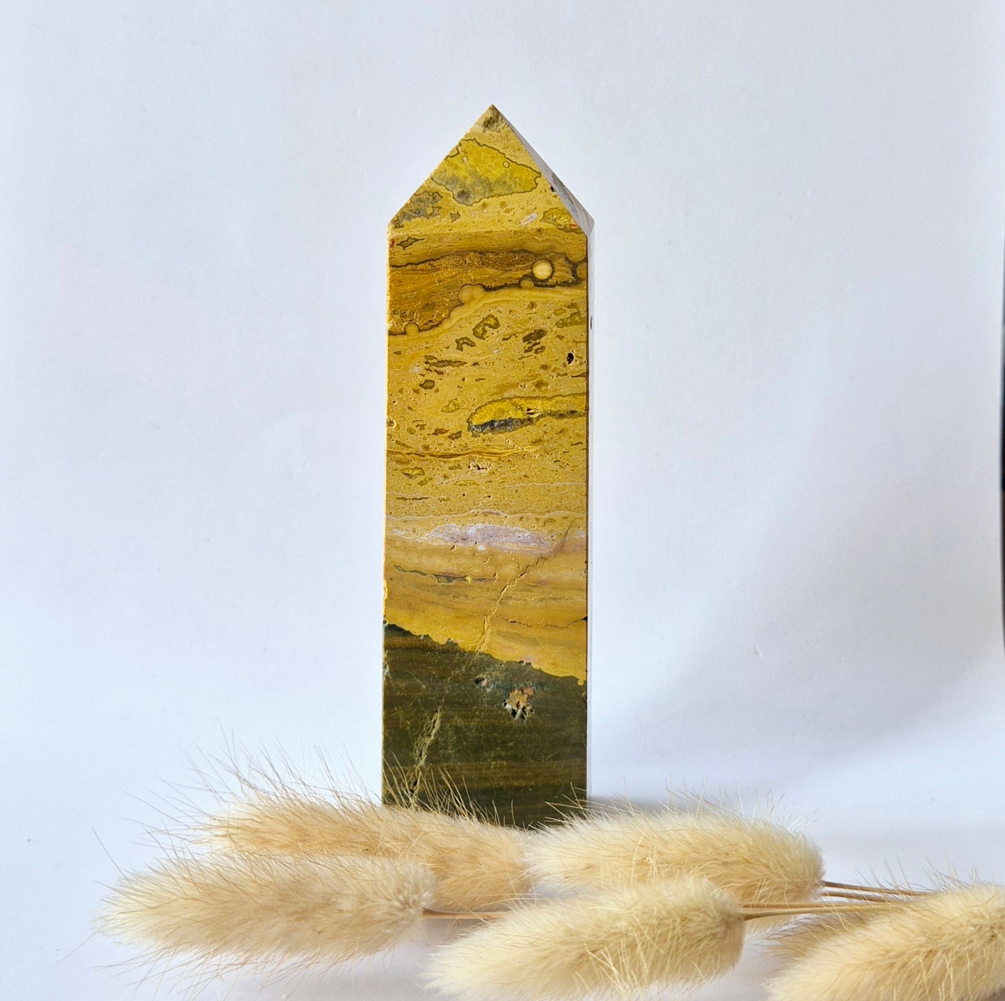 Edelsteen Druzy Ocean Jasper toren #8 - 250g