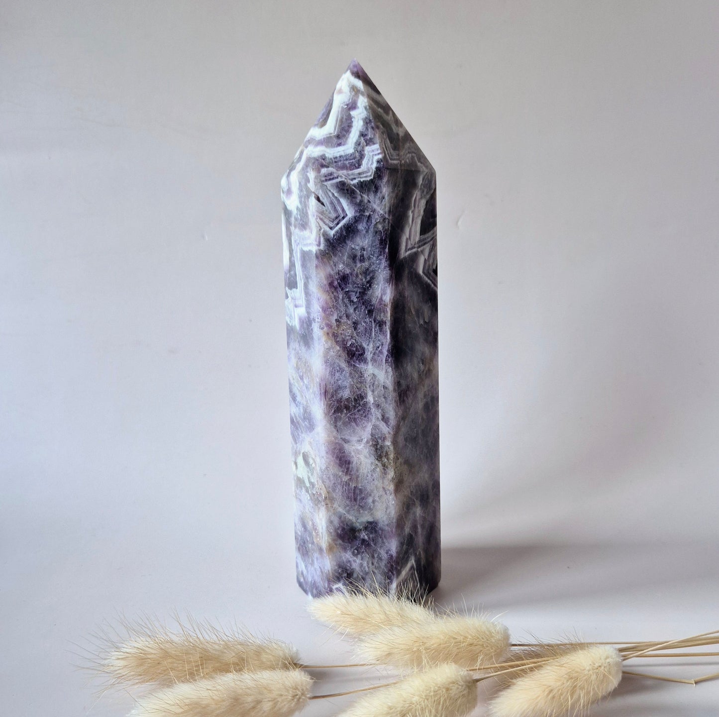 Flashy Labradorite Gemstone Tower - 8-10 cm High