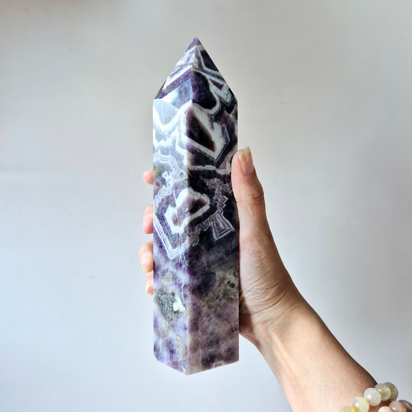 Flashy Labradorite Gemstone Tower - 8-10 cm High