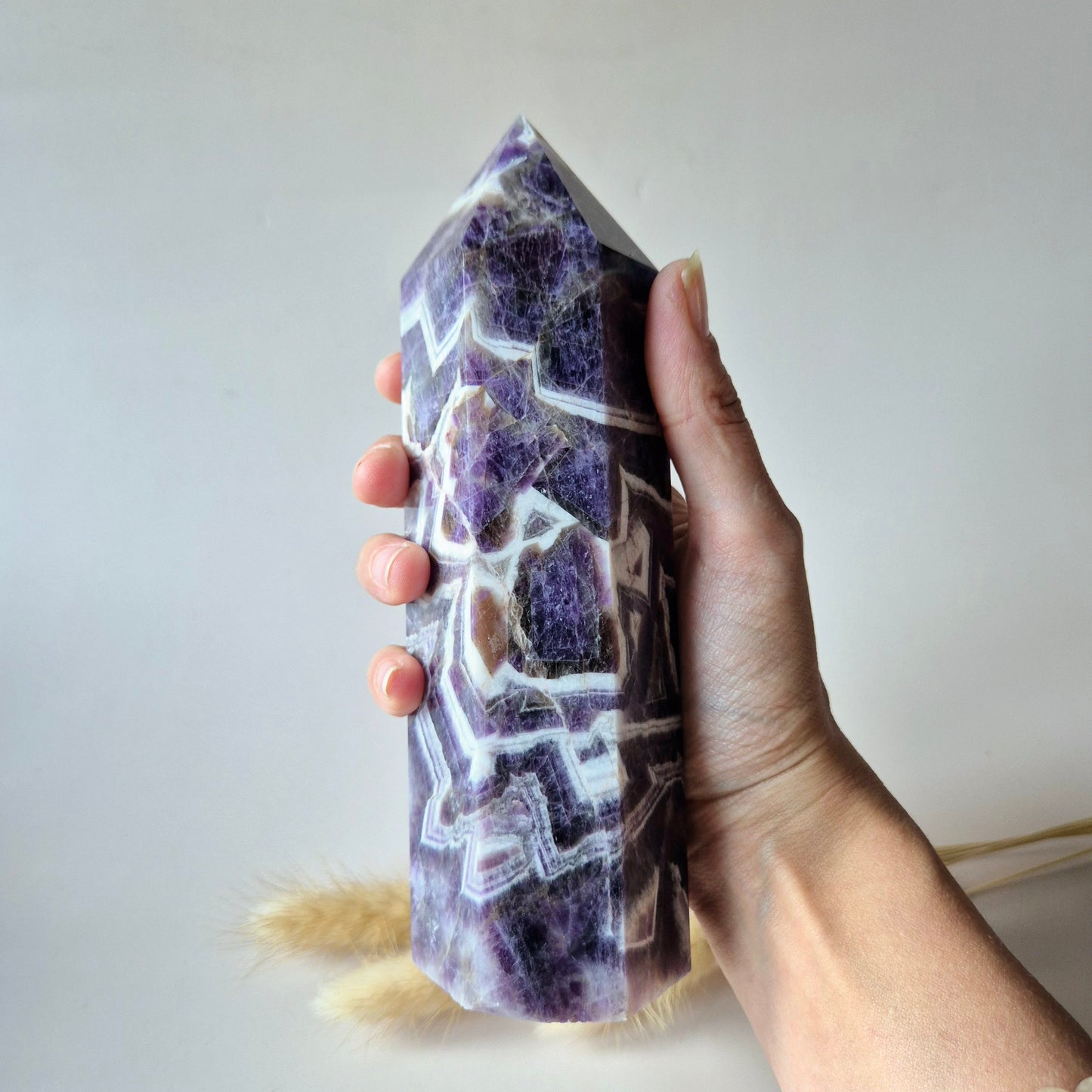 Flashy Labradorite Gemstone Tower - 8-10 cm High