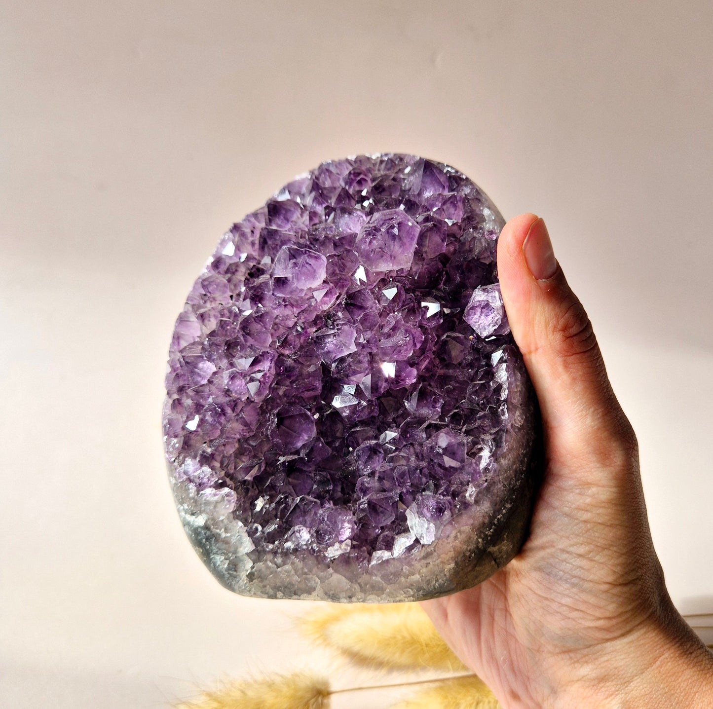 XL Edelstein Roher Amethyst Kathedralencluster – Nr. 13 1542 Gramm