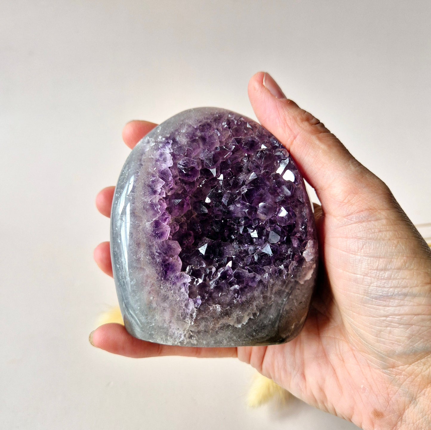 XL Gemstone Raw Amethyst Cathedral Cluster – #13 1542 grams