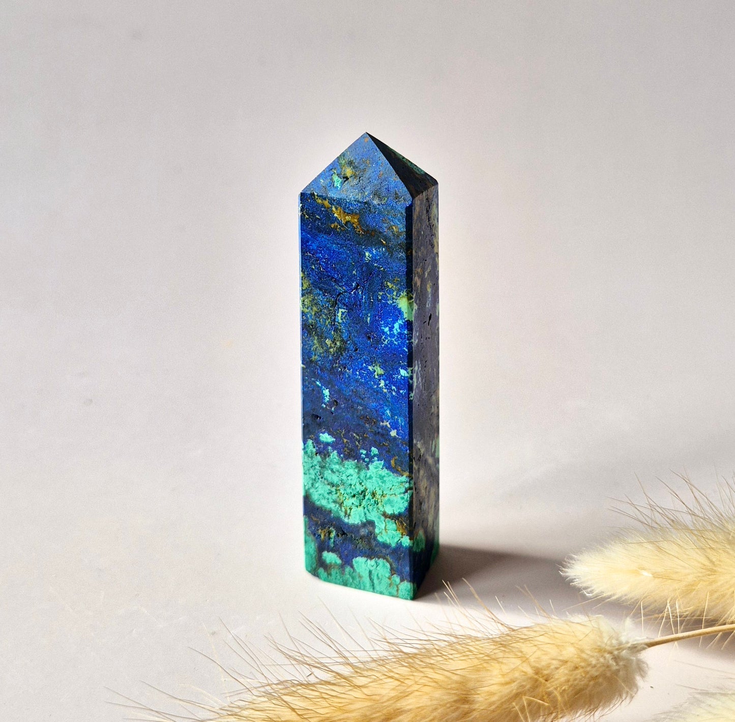XL Druzy Seltener Azurit-Malachit Roher Brillant-Edelstein Nr. 1 522 Gramm – Funkelnde Naturkraft