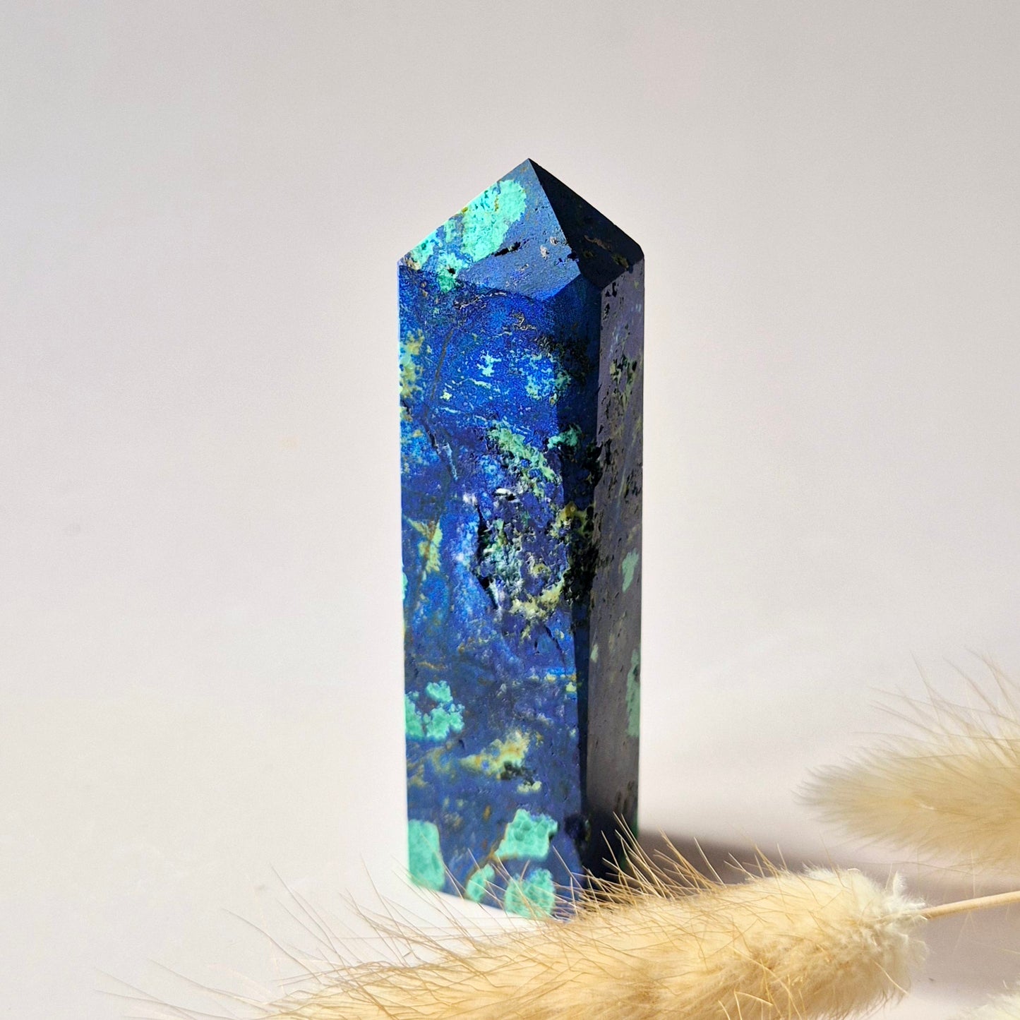 XL Druzy Seltener Azurit-Malachit Roher Brillant-Edelstein Nr. 1 522 Gramm – Funkelnde Naturkraft