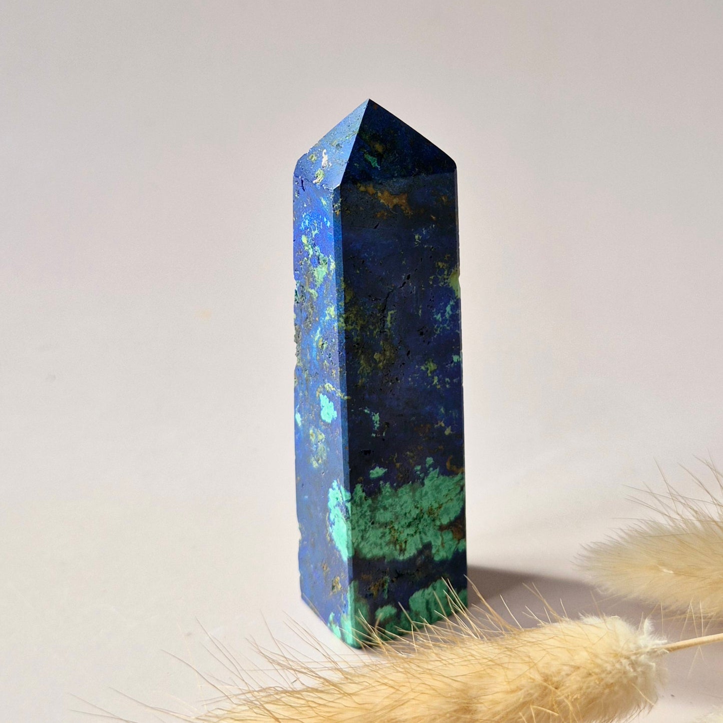 XL Druzy Seltener Azurit-Malachit Roher Brillant-Edelstein Nr. 1 522 Gramm – Funkelnde Naturkraft