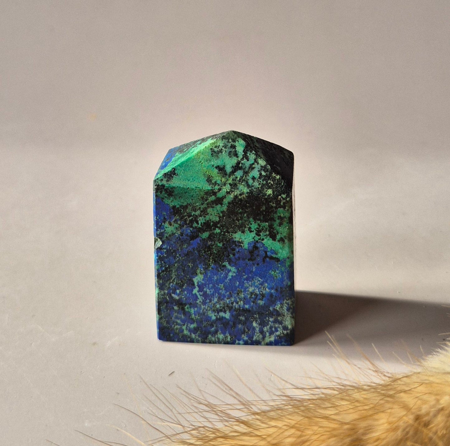 XL Druzy Seltener Azurit-Malachit Roher Brillant-Edelstein Nr. 1 522 Gramm – Funkelnde Naturkraft