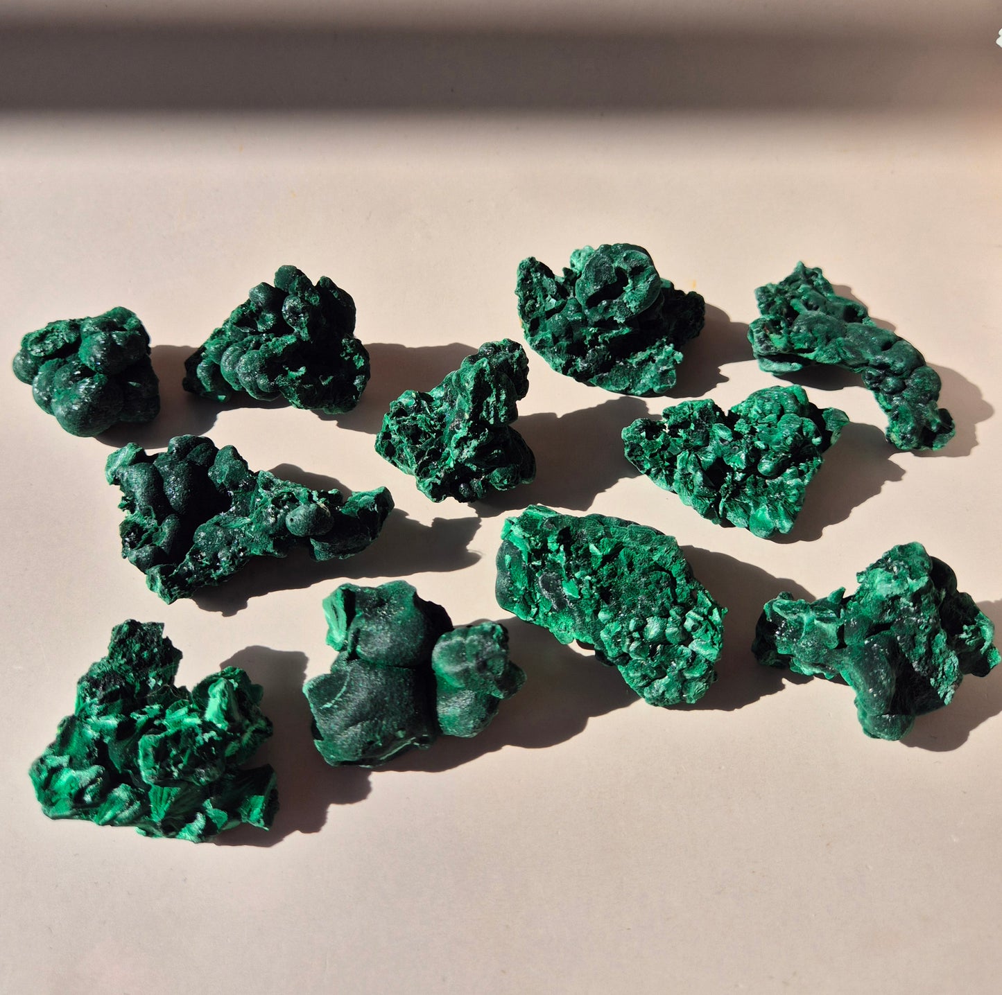 Velvet Malachite - Raw Malachite Gemstone Piece E. 95gr.