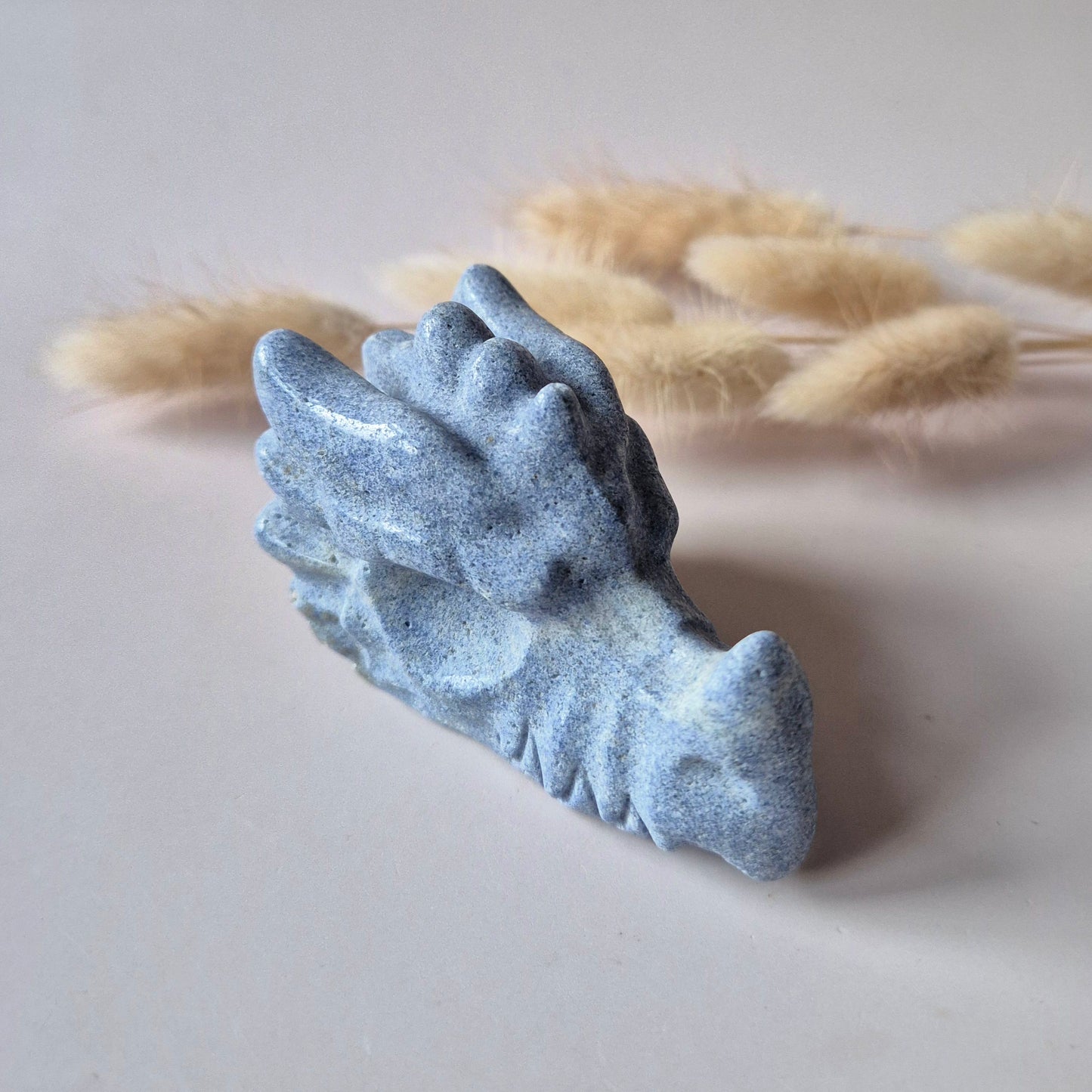 Edelstein Super Auffälliger Labradorit Drachenschädel (5–6 cm) - Drachenschädel