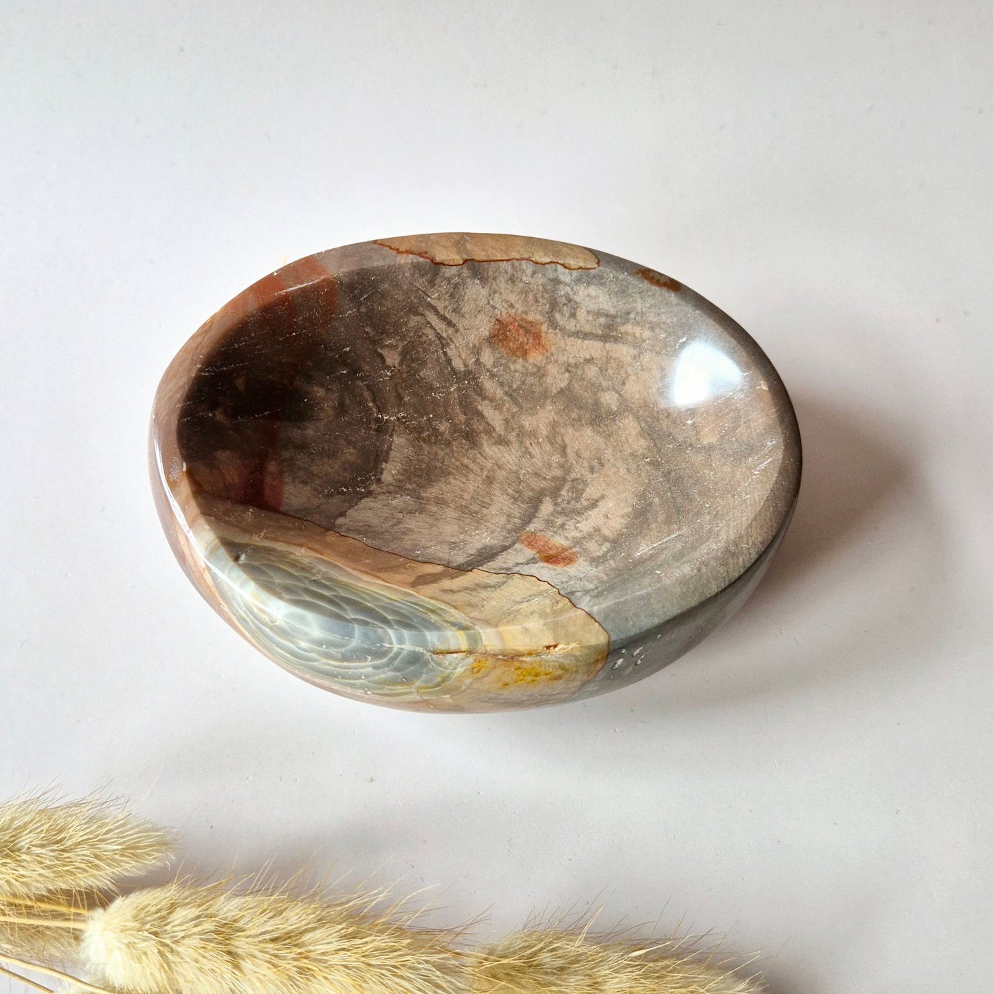 XL Ocean Jasper schaal – Handgeslepen edelstenen kom #1 – 758 gram