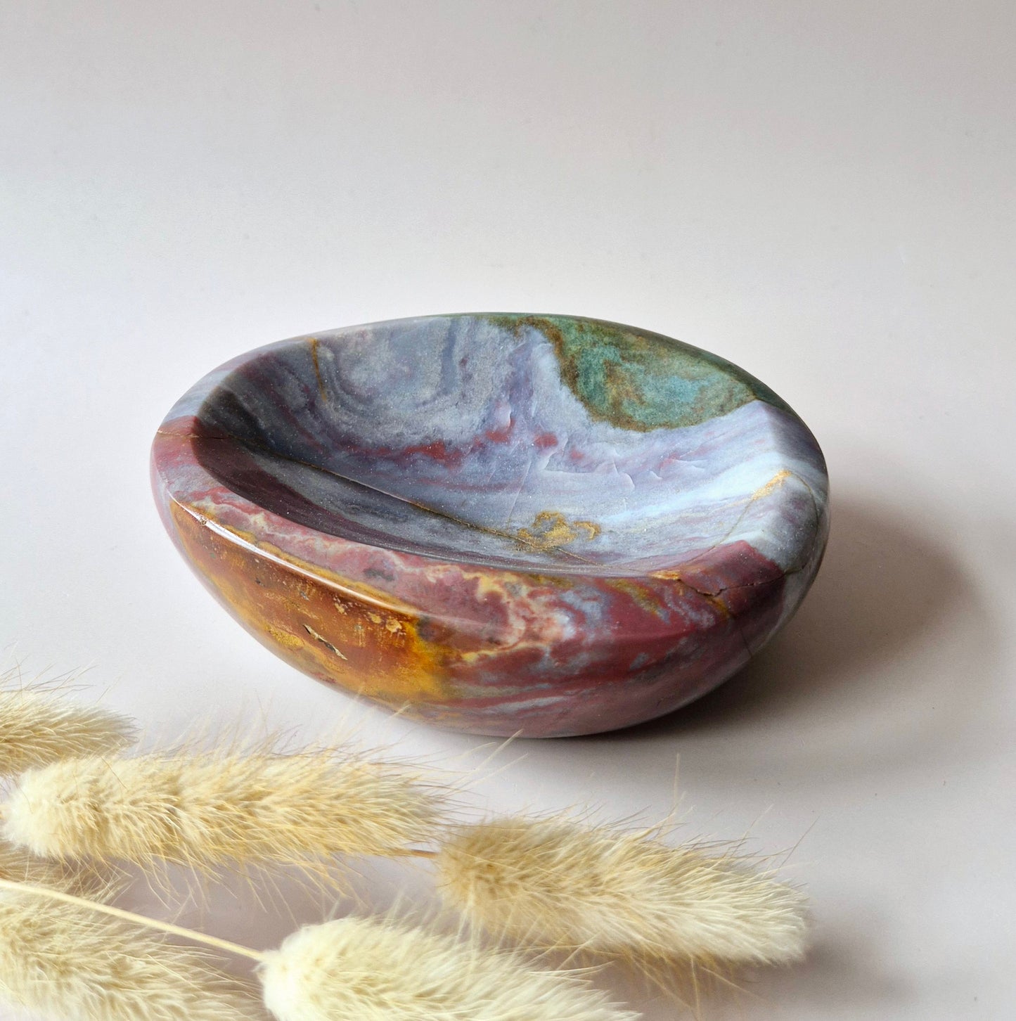 XL Ocean Jasper schaal – Handgeslepen edelstenen kom #2 – 700 gram