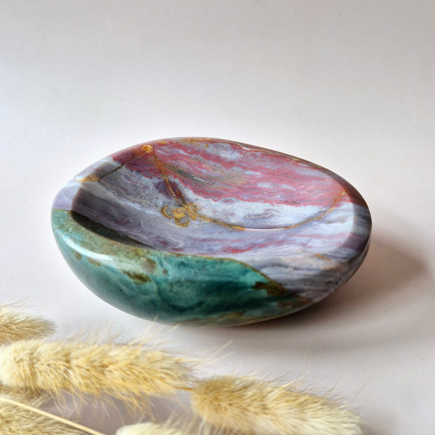 XL Ocean Jasper schaal – Handgeslepen edelstenen kom #2 – 700 gram