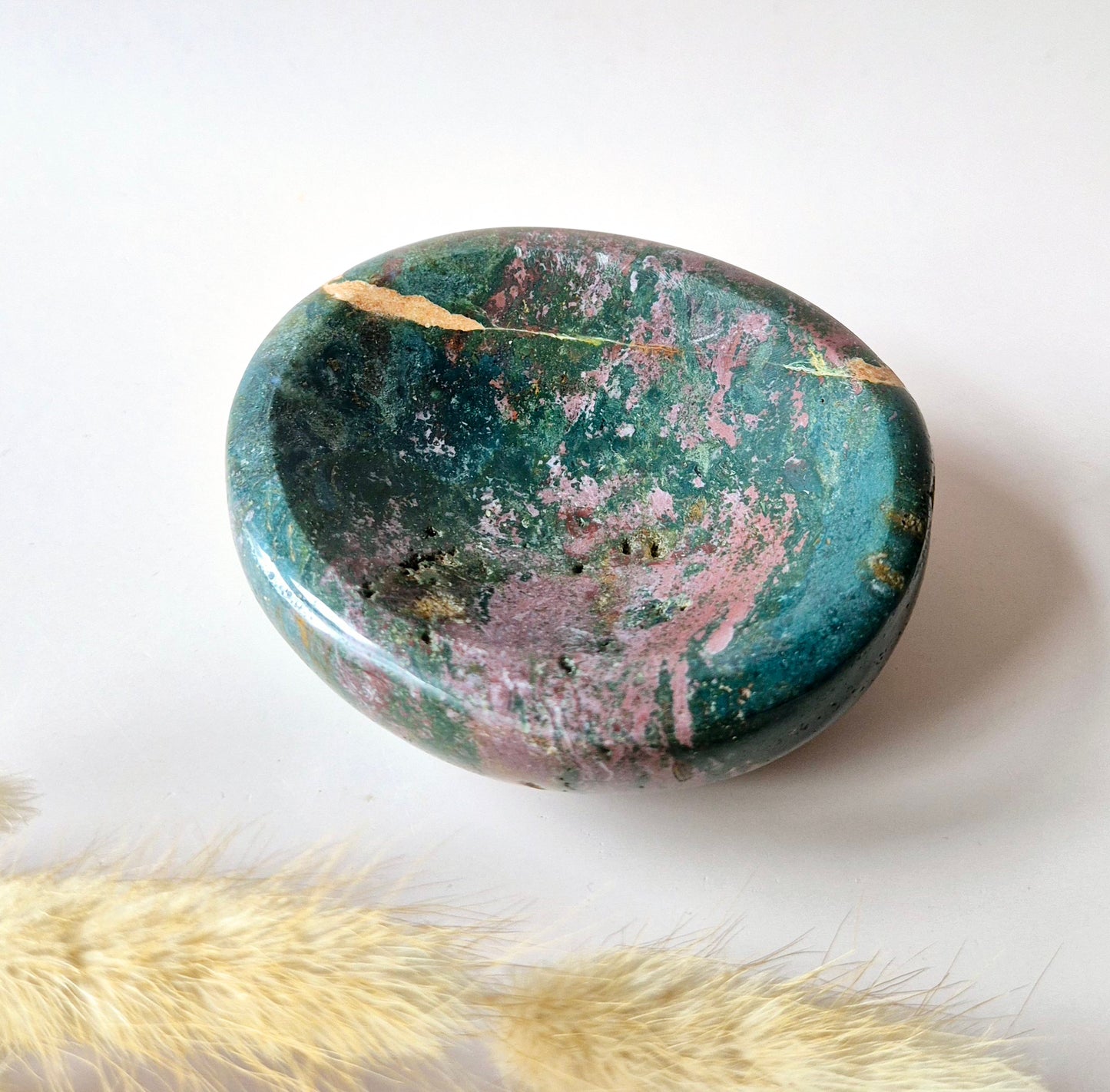 XL Ocean Jasper schaal – Handgeslepen edelstenen kom #3 – 309 gram