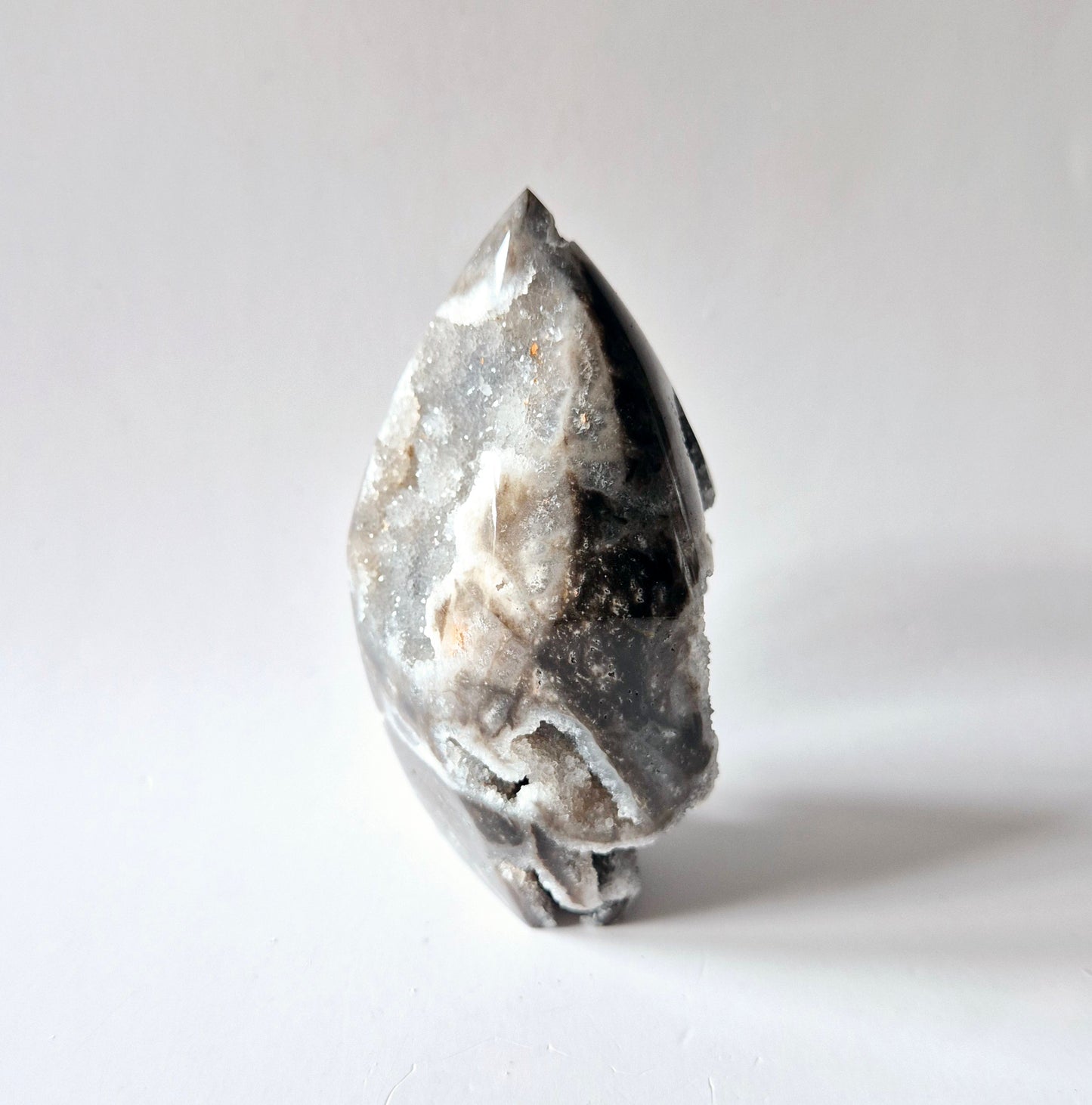 Edelsteen Druzy Sphalerite Flame Sculptuur #2 - 231g