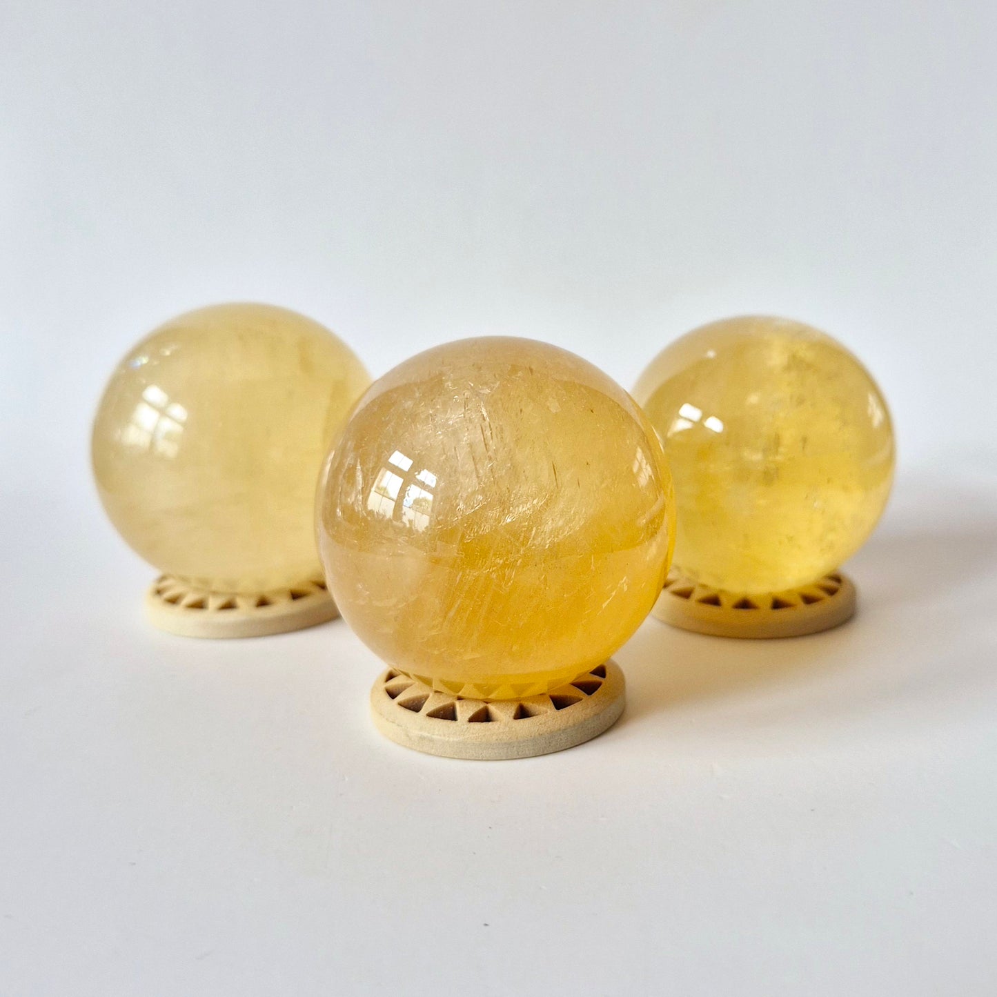 Edelsteen Gele Fluoriet Bol (5 cm)