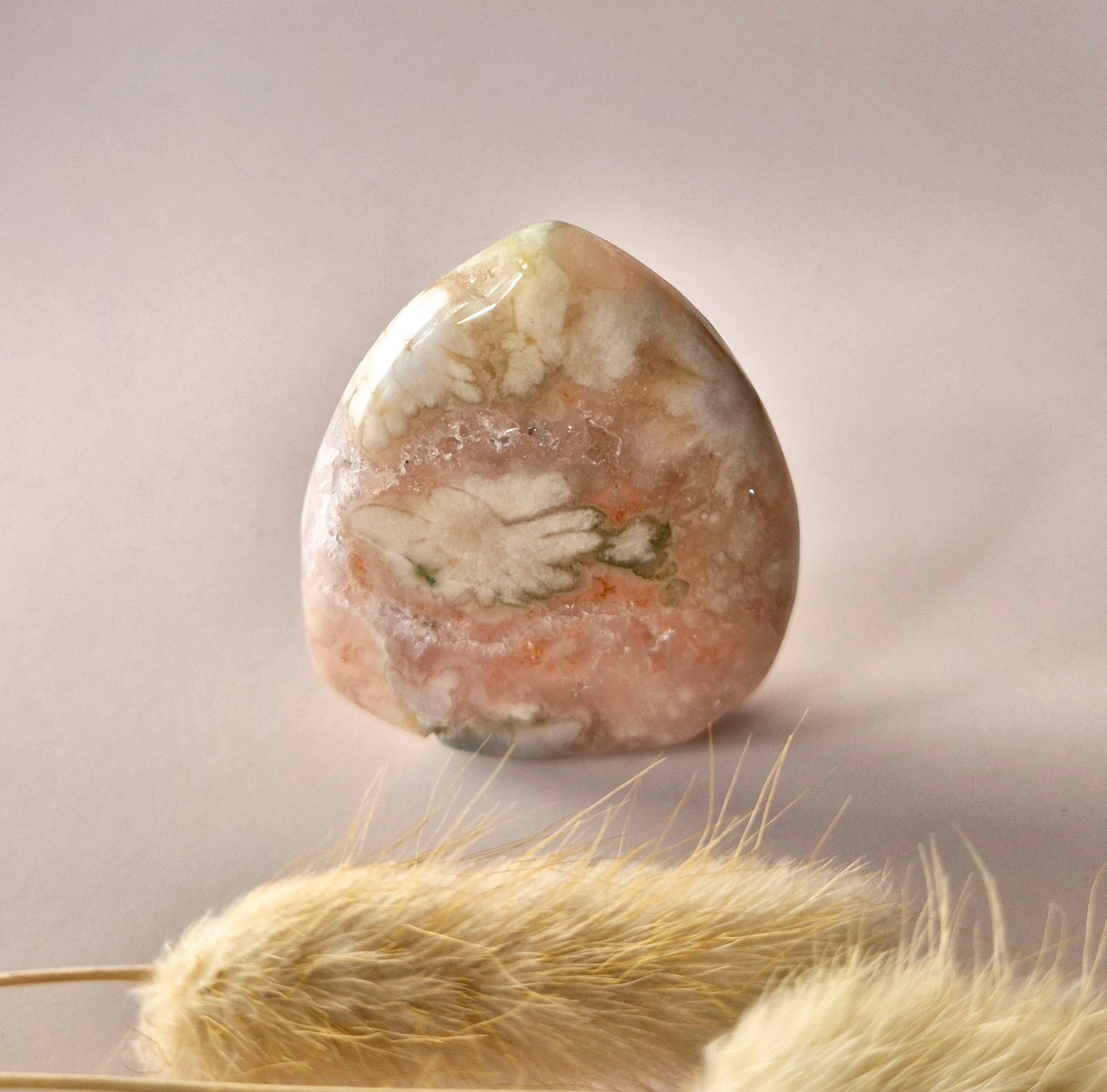 Edelsteen Druzy Pink Amethist flame 57g (Roze Amethist)