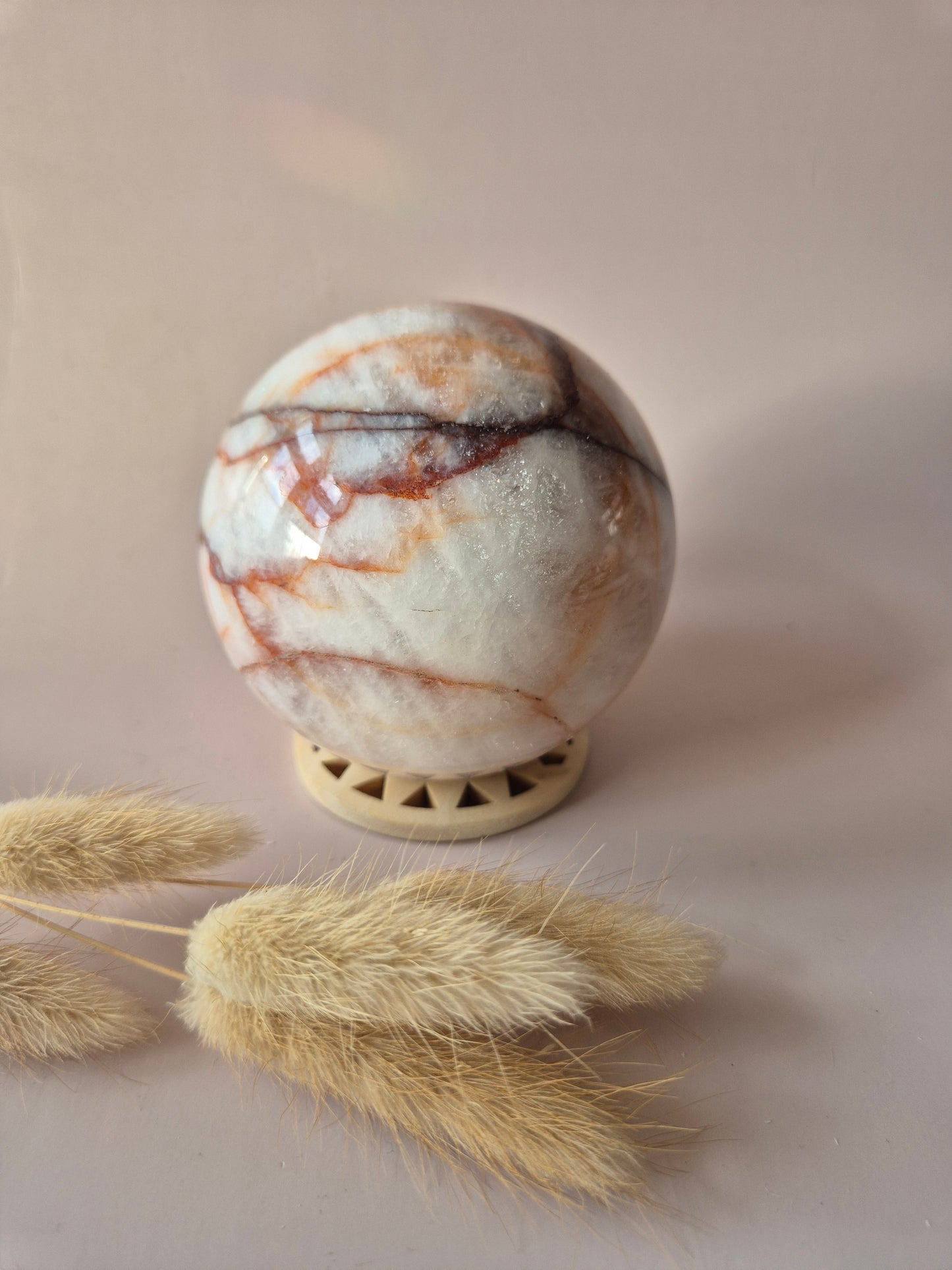 XL Fire Quartz Kristallen Bol – 73 mm (527g)| Energieversterkende Edelsteen voor Kracht en Focus (kopie)