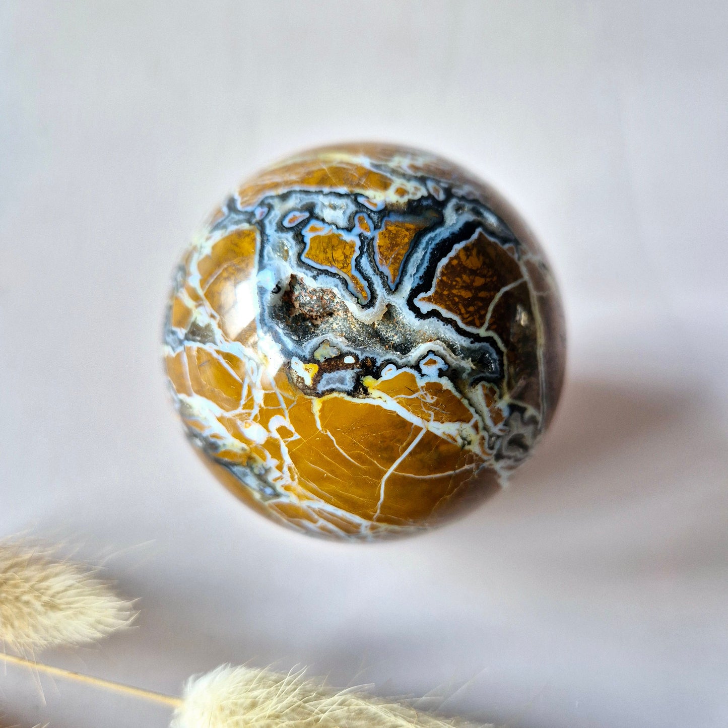 Edelsteen Druzy Agaat Bol – Harmonie, Rust & Positieve Energie (275g) Sphere