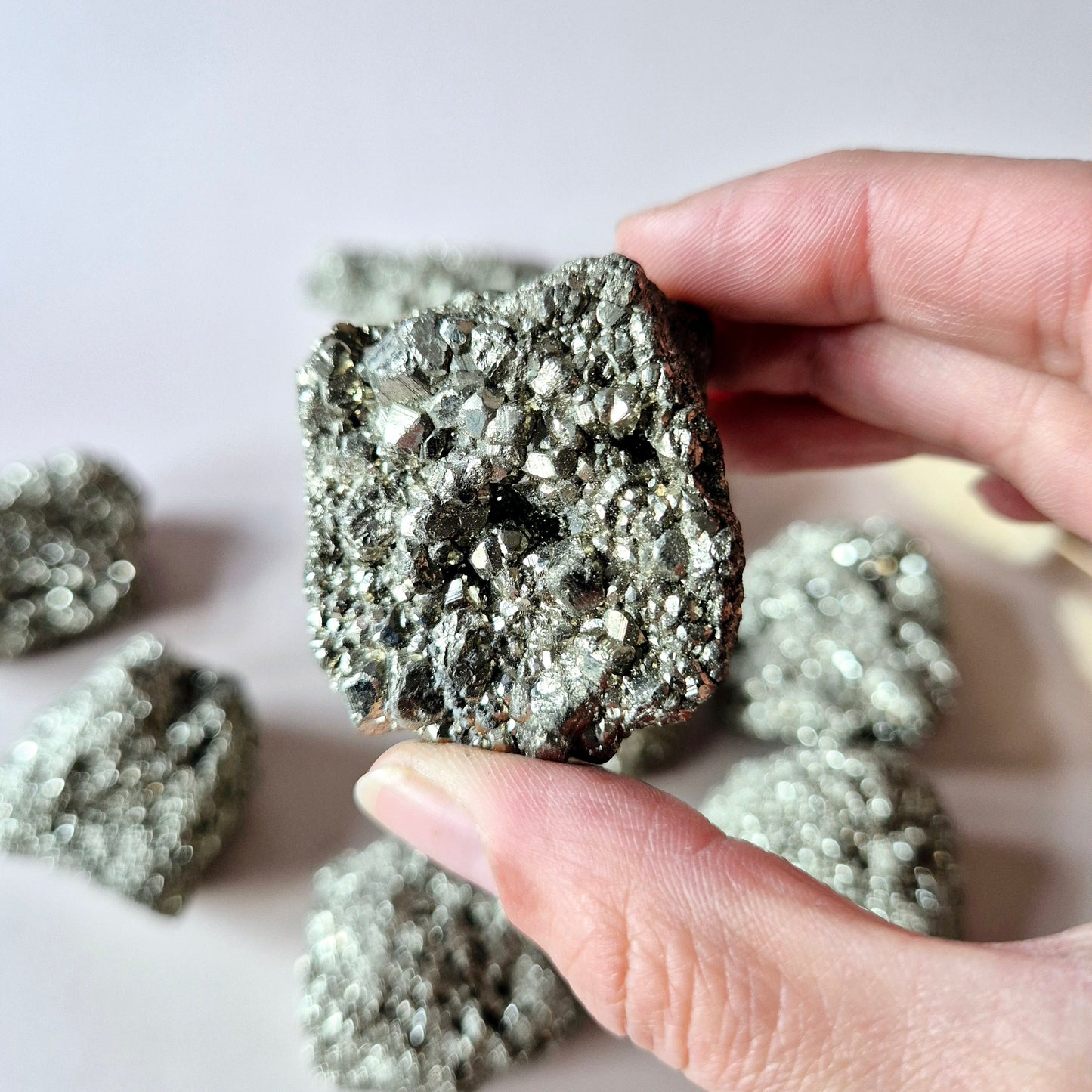 Edelsteen Ruwe Pyriet Stukken – Sparkling Natural Clusters