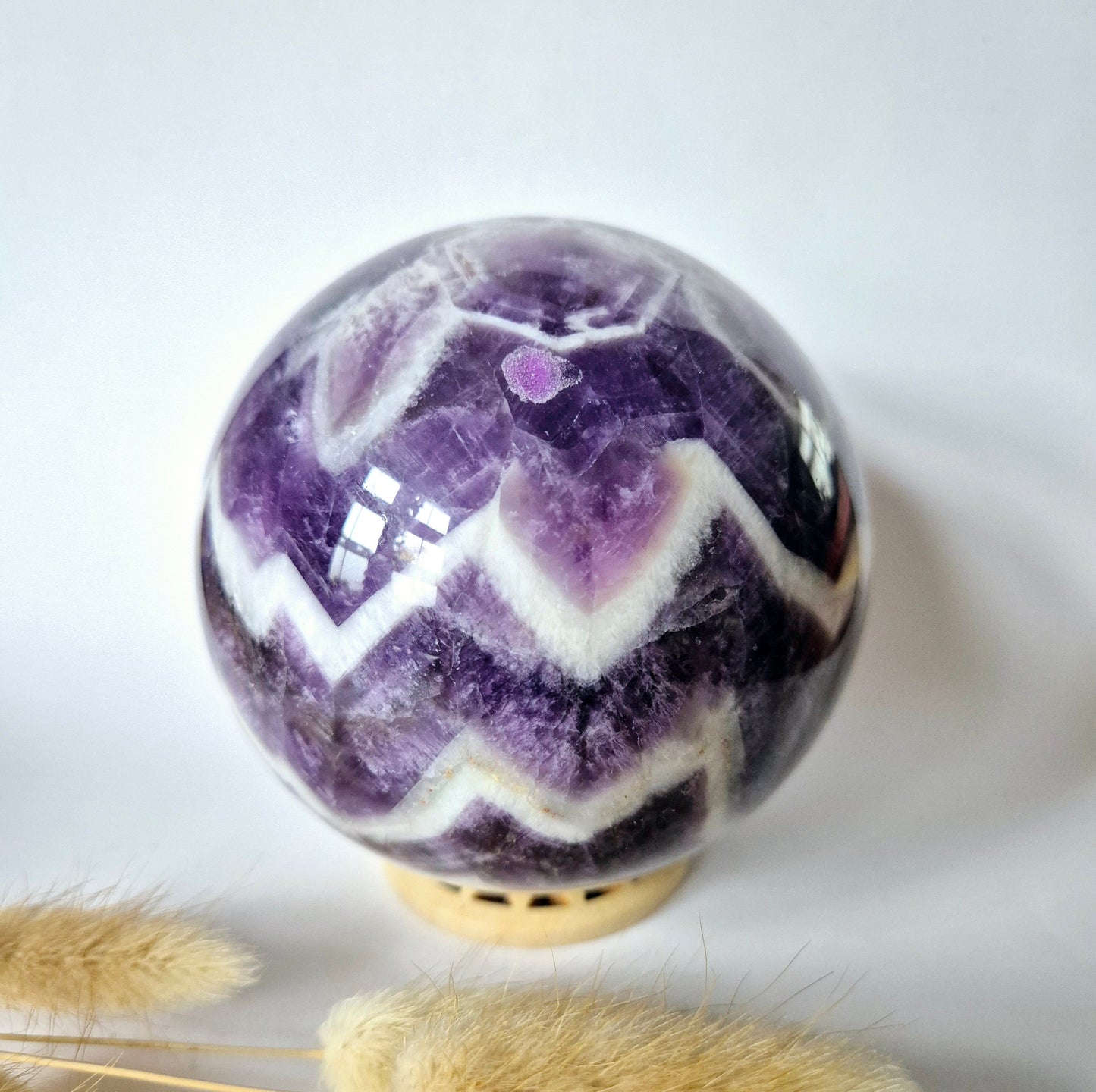 Kristall Edelstein Kugel Moosachat Druzy Kugel 90mm 971g