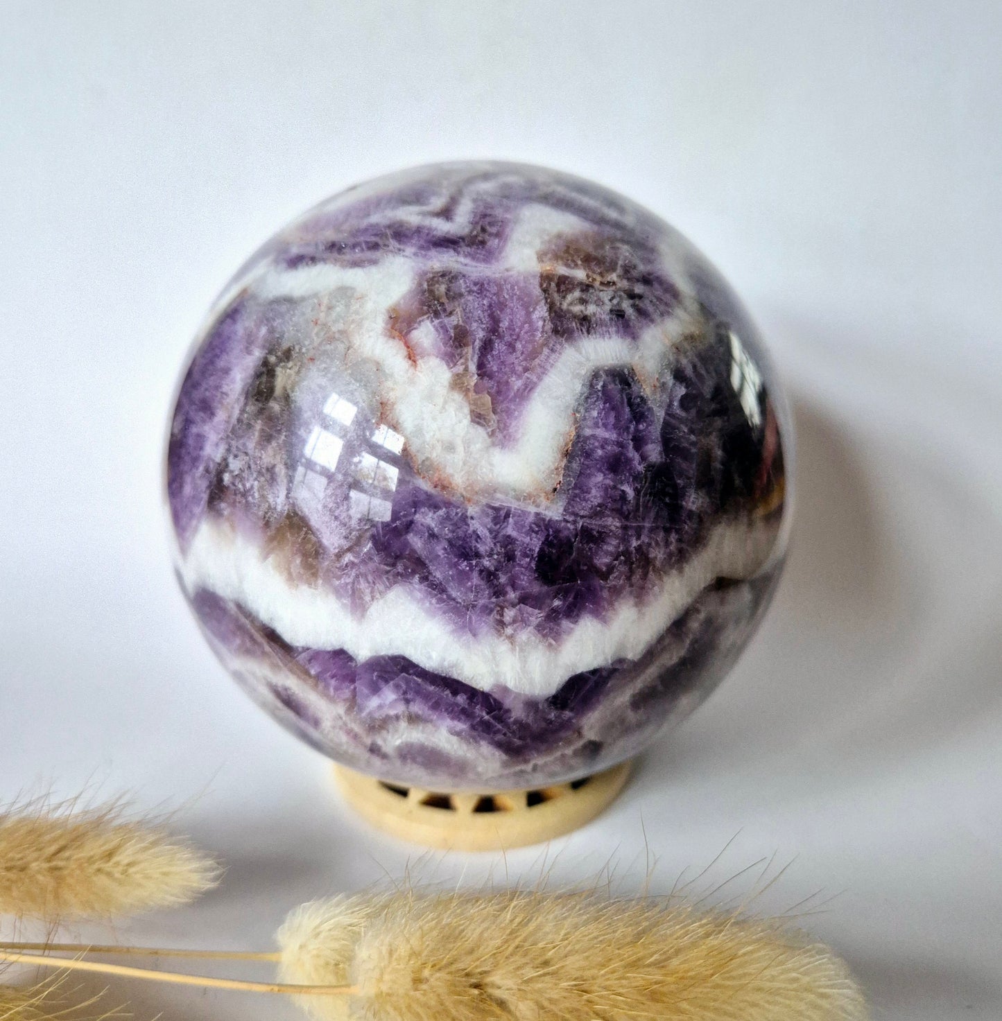 Kristall Edelstein Kugel Moosachat Druzy Kugel 90mm 971g