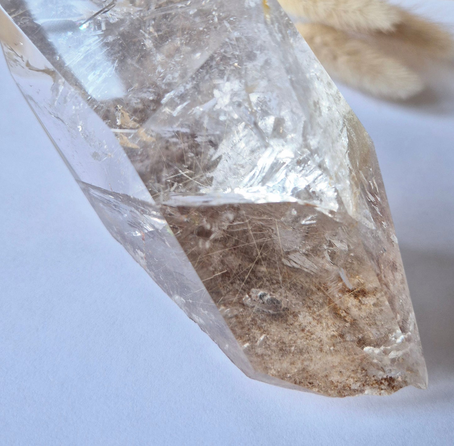 Zeldzame Golden Rutile Quartz Freeform Punt ±350 g