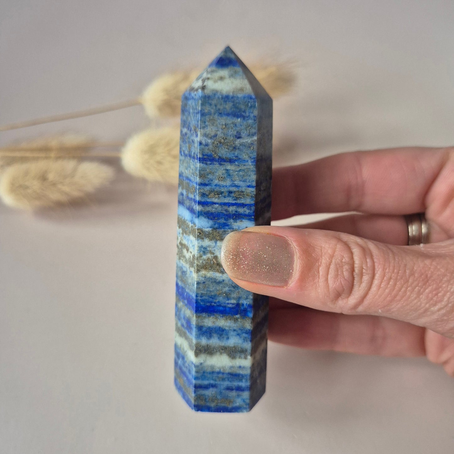 Edelsteen Lapis Lazuli Toren (7–9 cm)