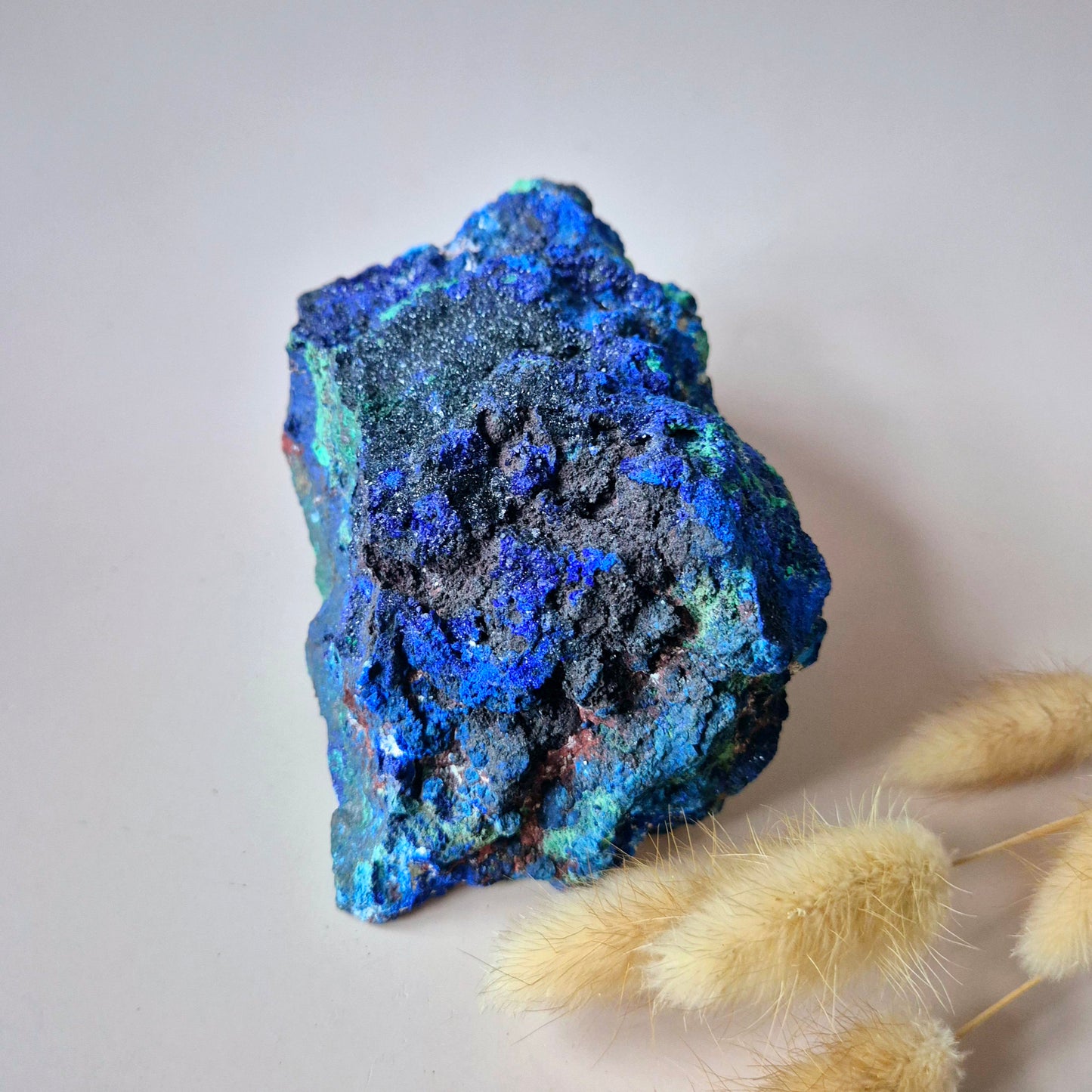 XL Druzy Seltener Azurit-Malachit Roh Wunderschöner Edelstein Nr. 10 360 Gramm – Funkelnde Naturkraft