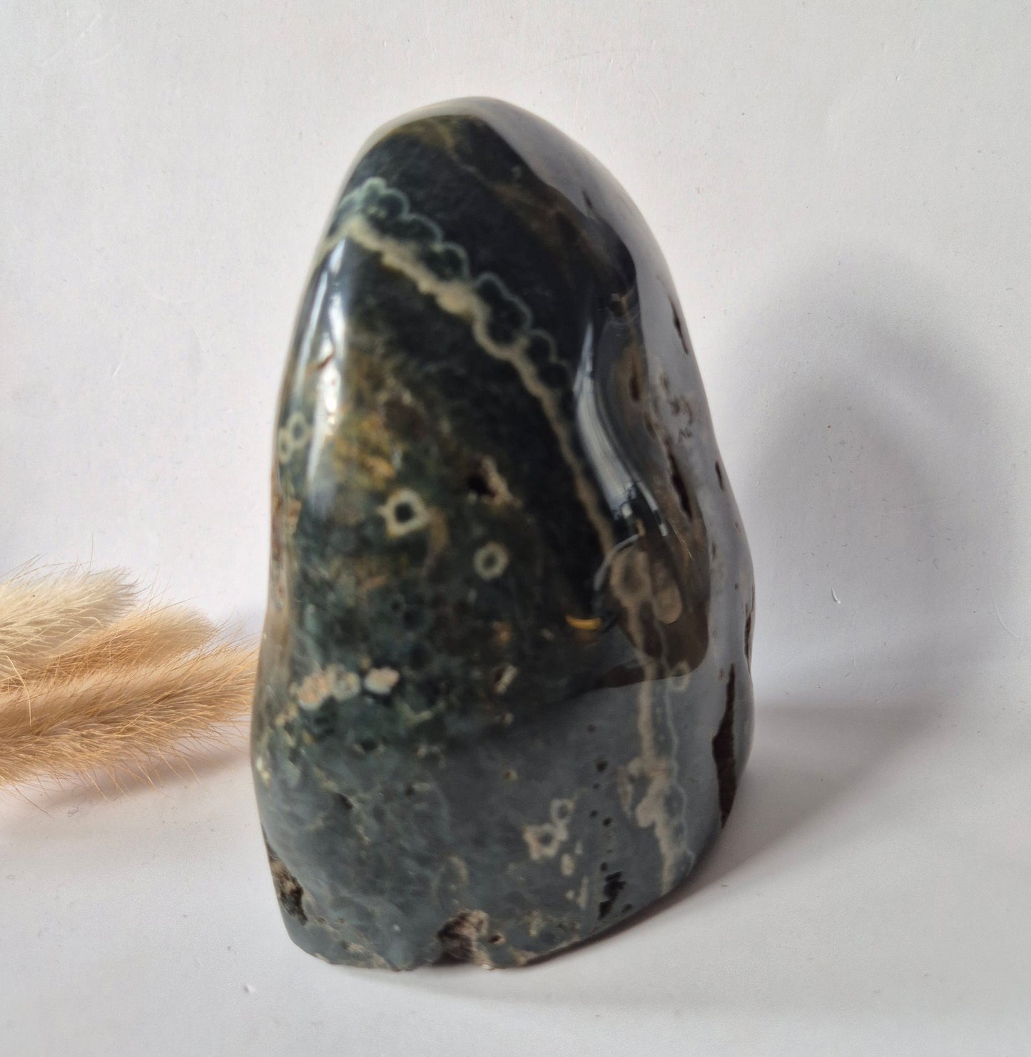 Edelsteen Spiritueel Statement piece Ocean Jasper Freeform – 819 gram