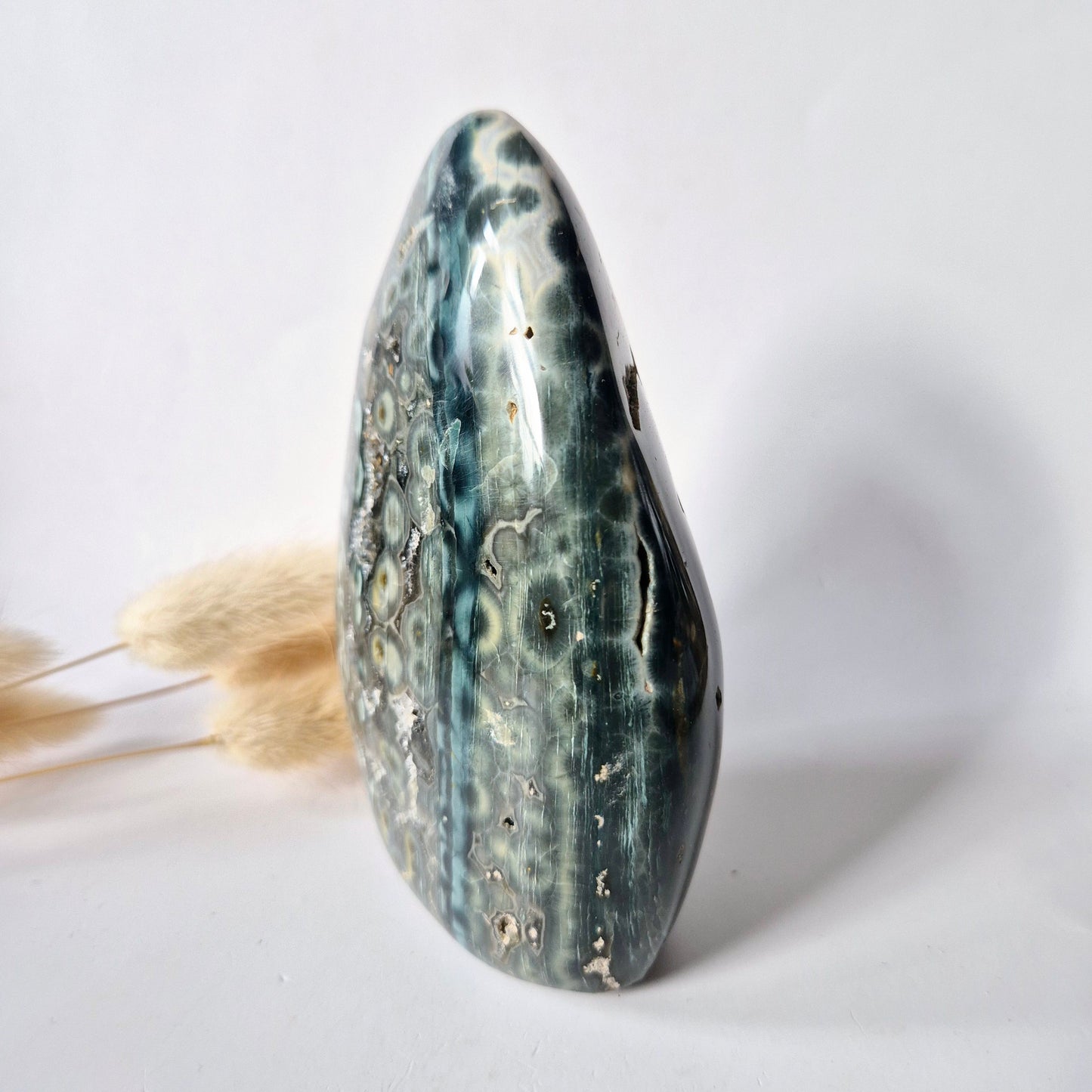 Edelsteen Spiritueel Statement piece Ocean Jasper Freeform – 474 gram