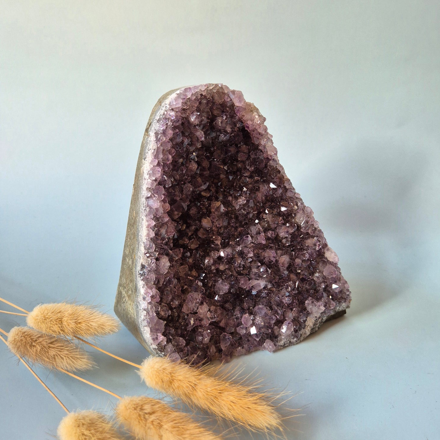 Edelsteen Gepolijste Amethist Geode van 1400 gram – Spirituele Eyecatcher met Krachtige Energie