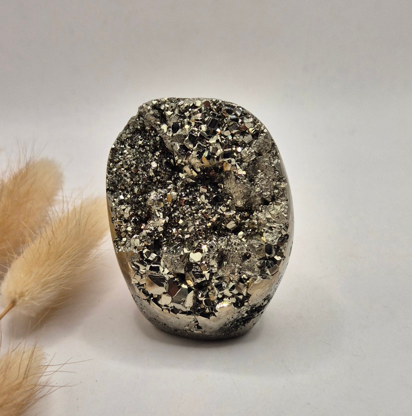 Hoge Kwaliteit Edelsteen Pyriet Freeform – Natuurlijke Druzy & Metallic Glans