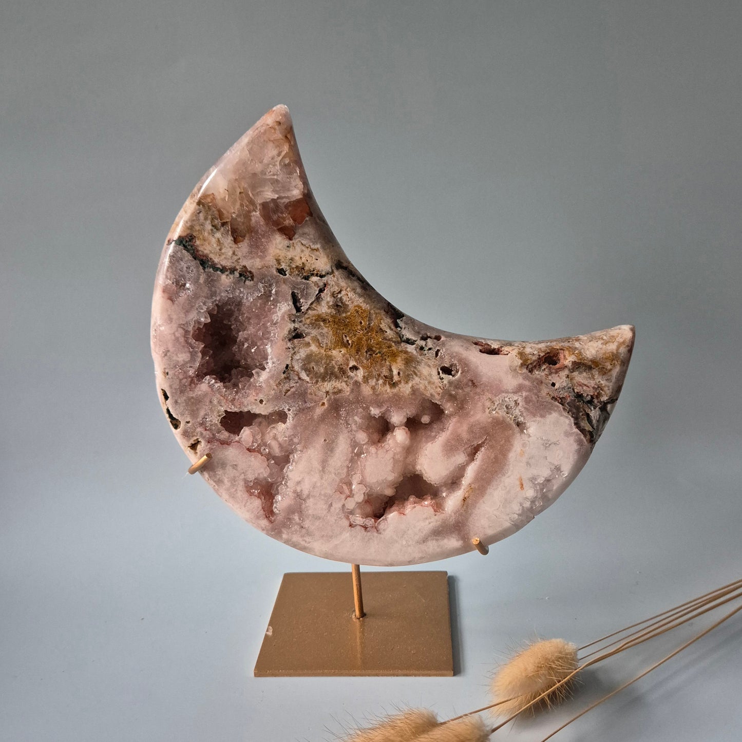 Druzy Pink Amethyst Freeforms & Flames – Magische, sanfte Energie