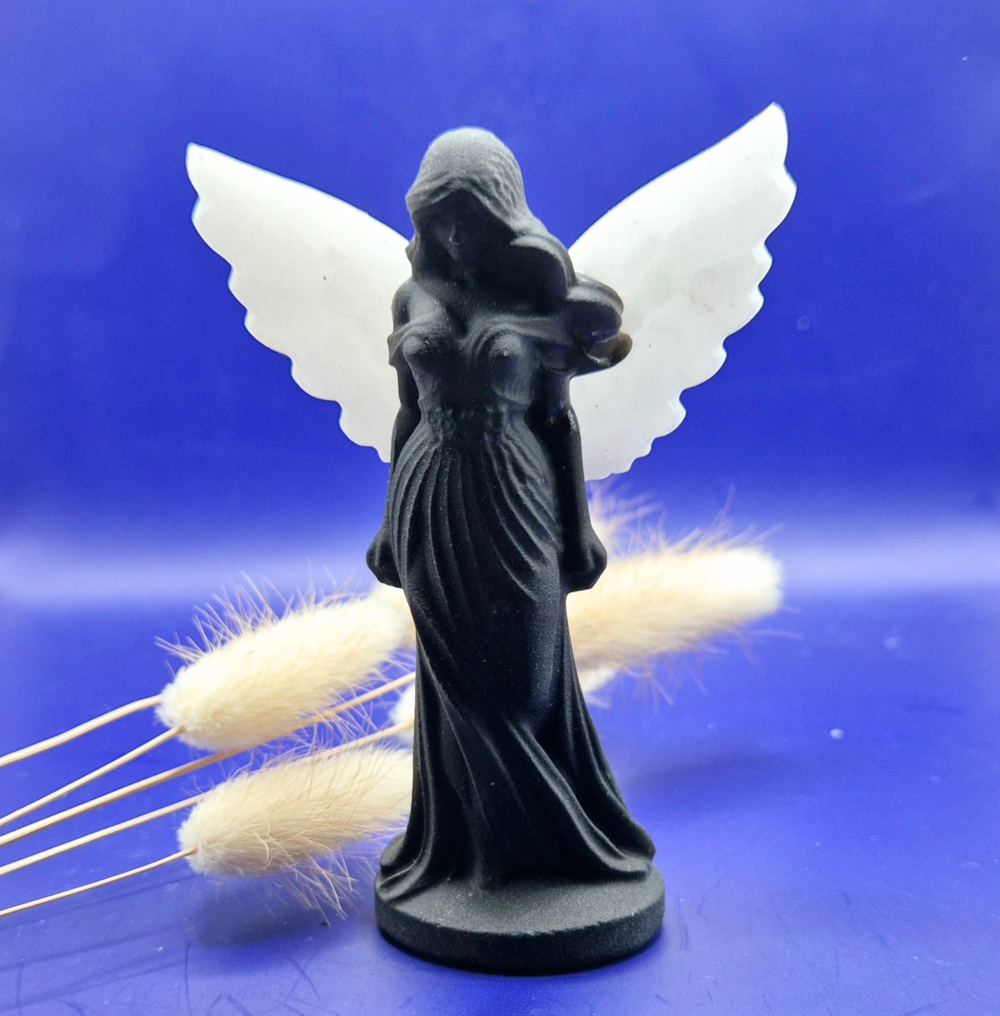 Shungite & Witte Jade Engel – beschermend edelsteen beeld