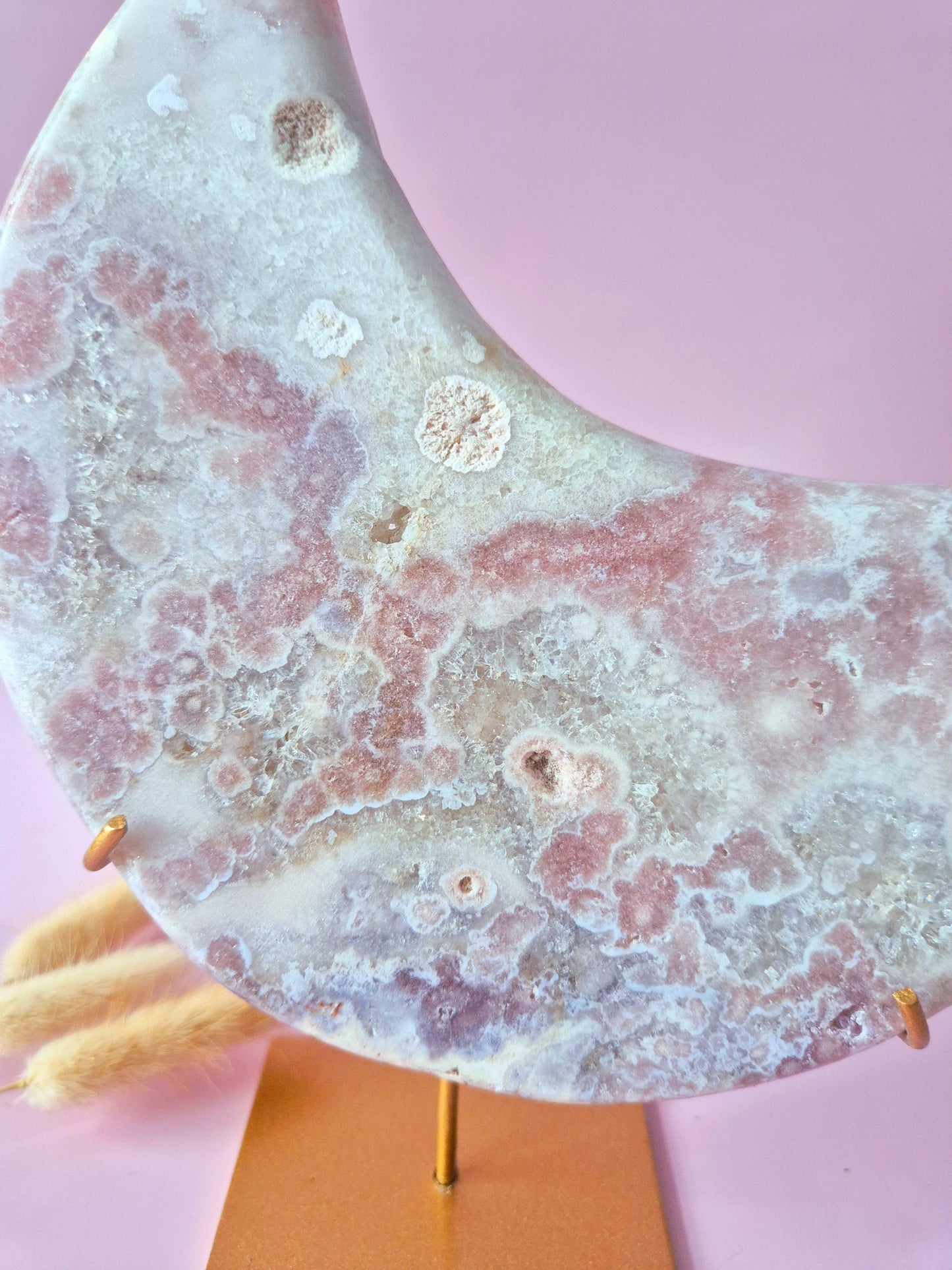 Gemstone Blue Moonstone Flame 7-9cm With Beautiful Flash