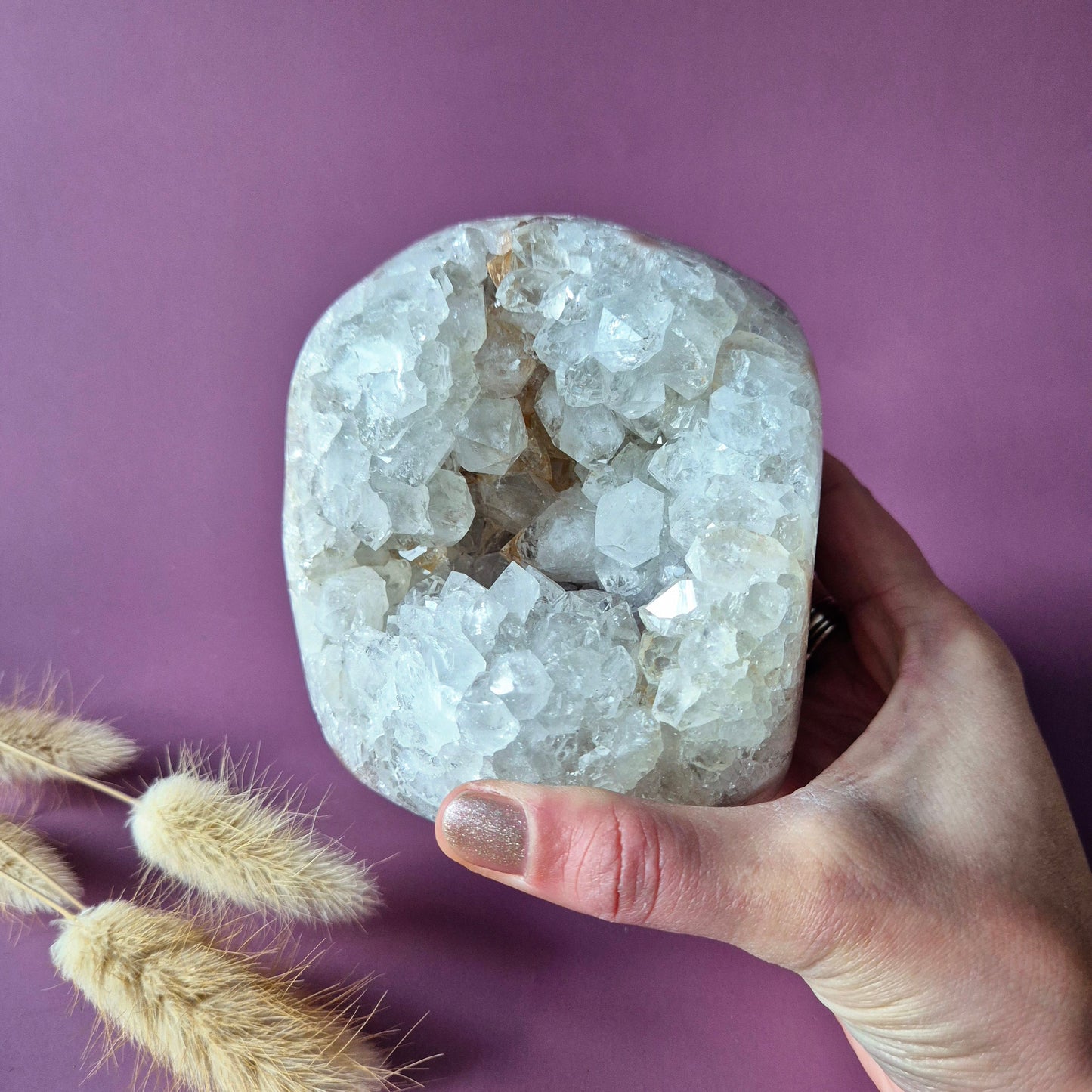 Gemstone Blue Moonstone Flame 7-9cm With Beautiful Flash