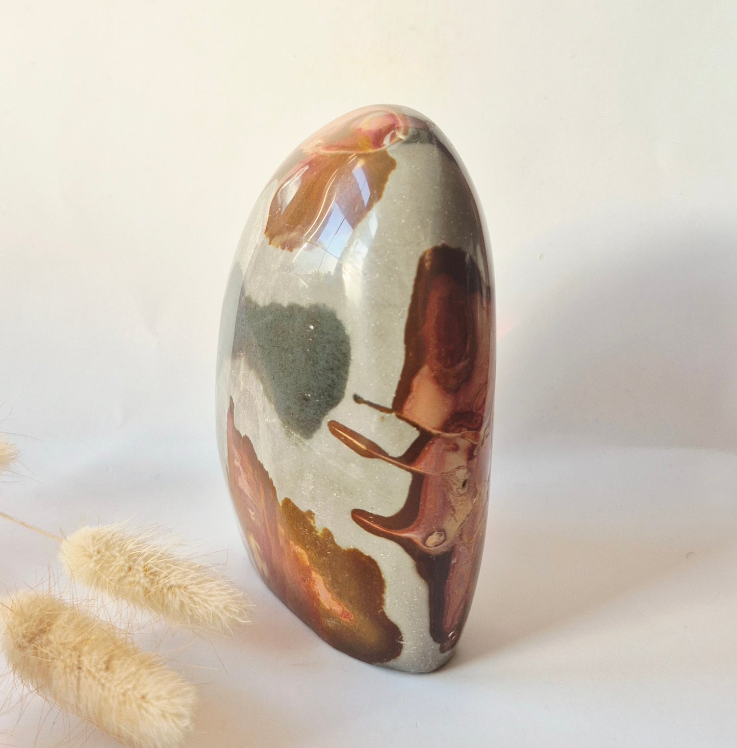 Edelsteen Spiritueel Statement piece Polychrome Ocean Jasper Freeform – 722 g