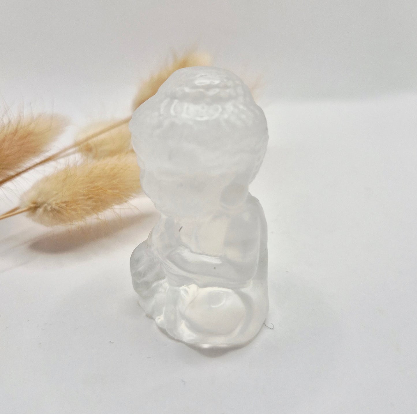 Edelsteen Bergkristal Buddha 5cm