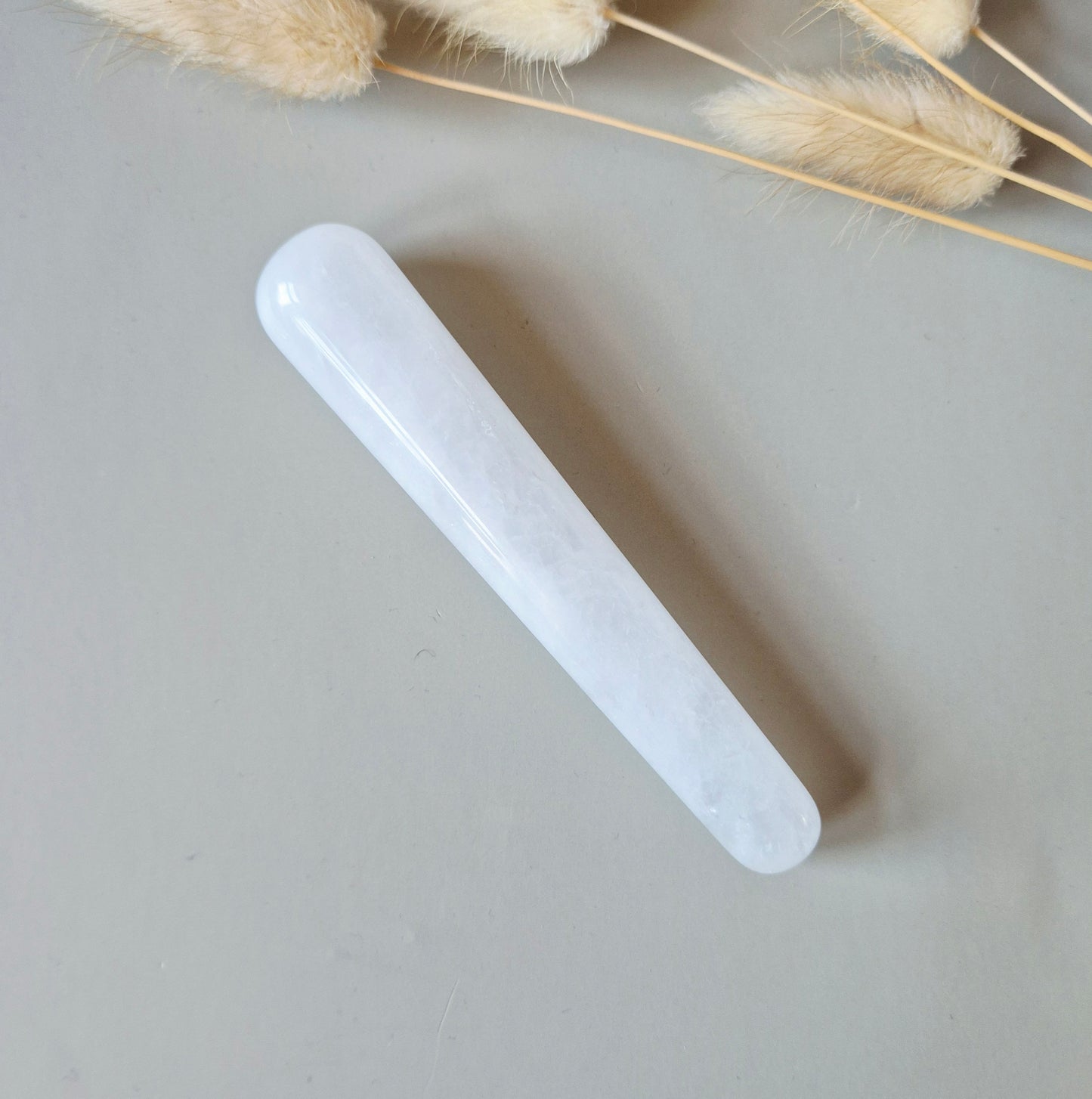 Bergkristal Massagestaaf – Edelsteen Massage Tool voor Energie & Balans