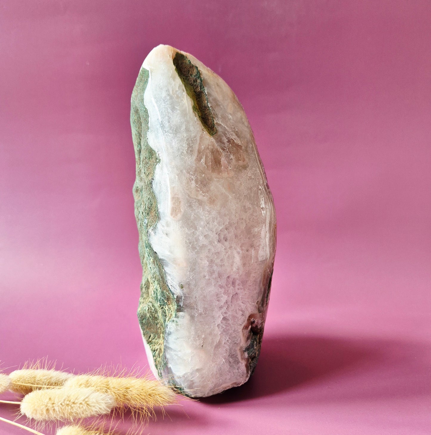 Druzy Pink Amethyst Freeforms & Flames – Magische, sanfte Energie