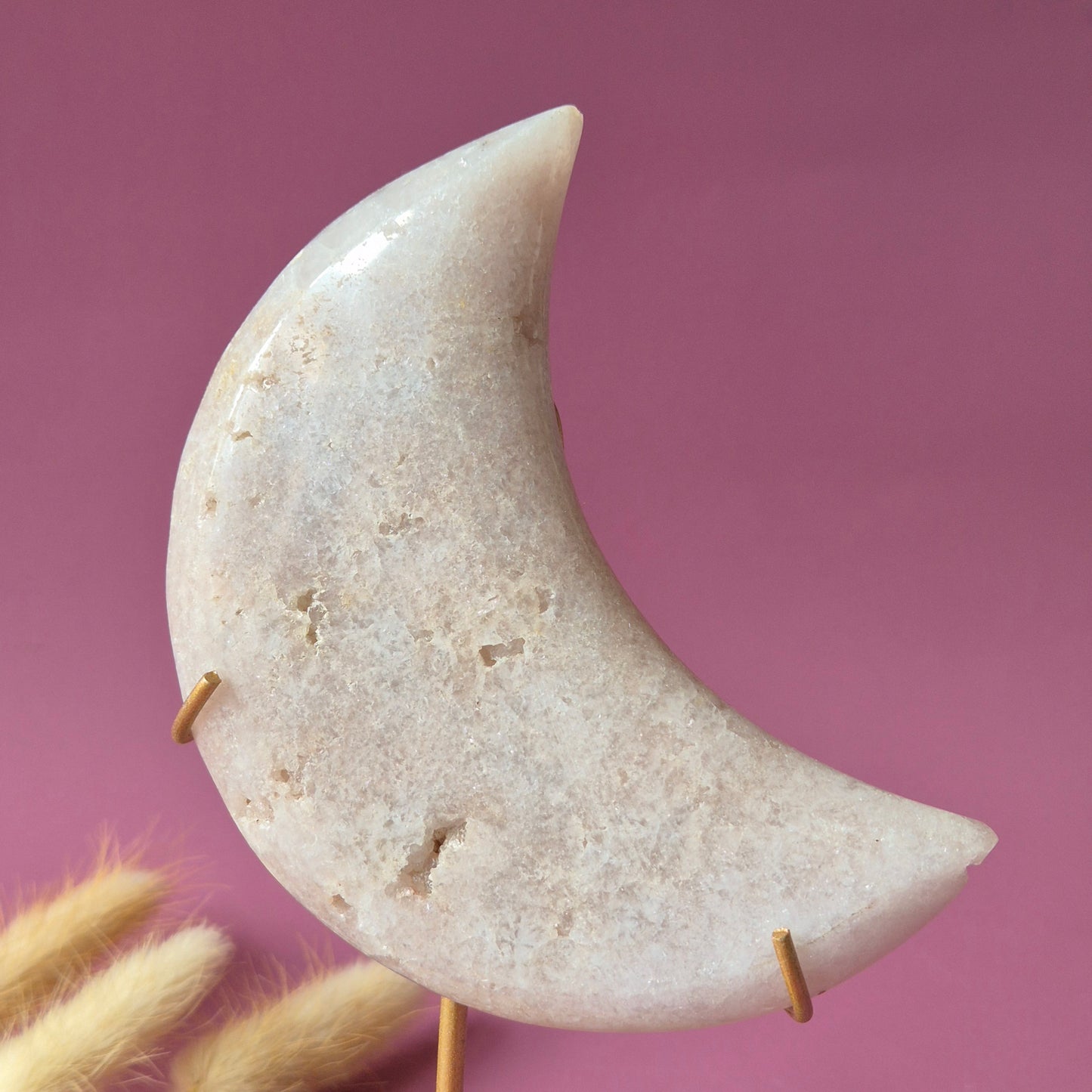 Druzy Pink Amethyst Freeforms & Flames – Magische, sanfte Energie
