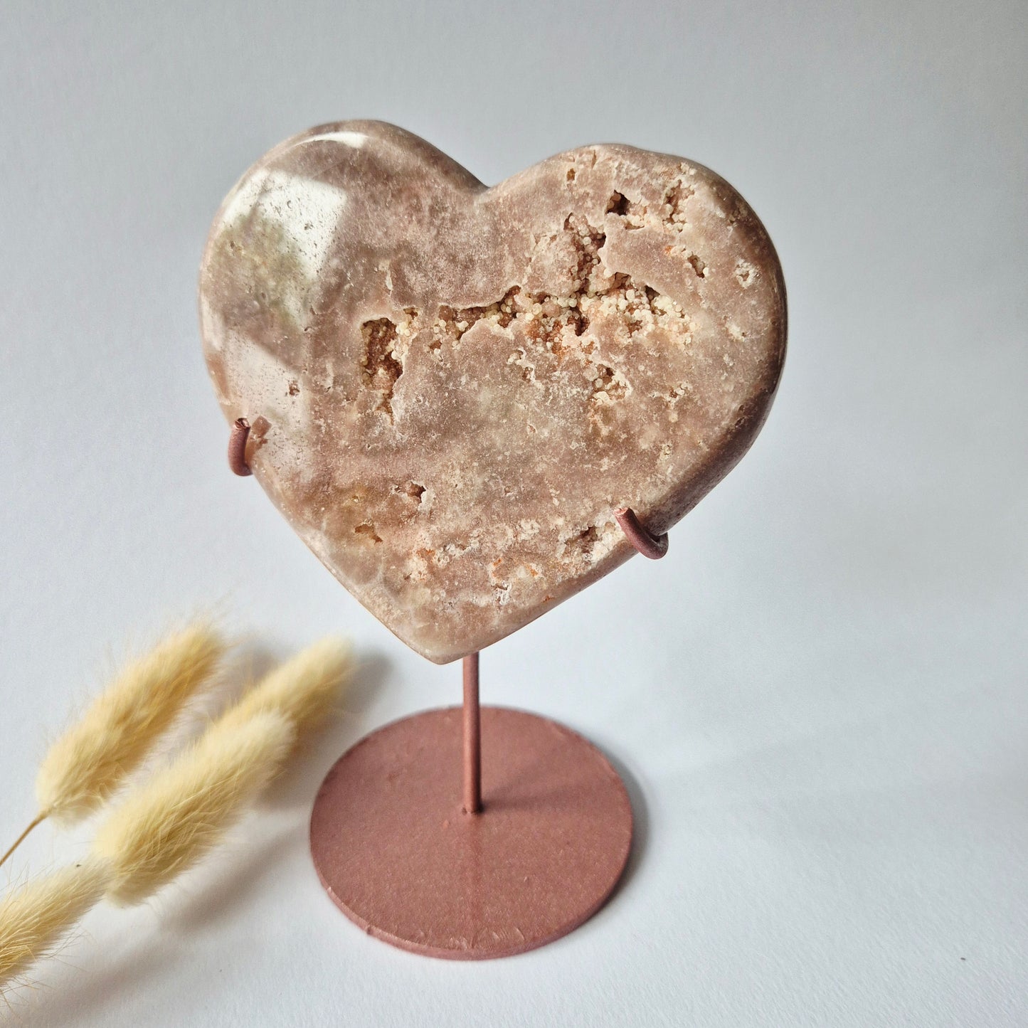 Druzy Pink Amethyst Freeforms & Flames – Magische, sanfte Energie
