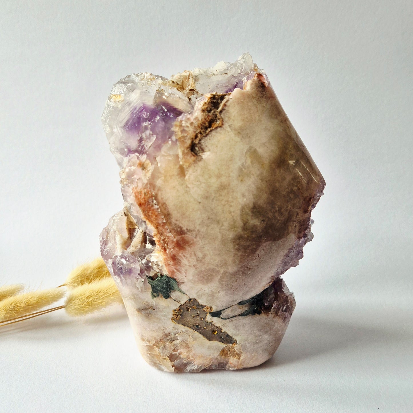 Druzy Pink Amethyst Freeforms & Flames – Magische, sanfte Energie