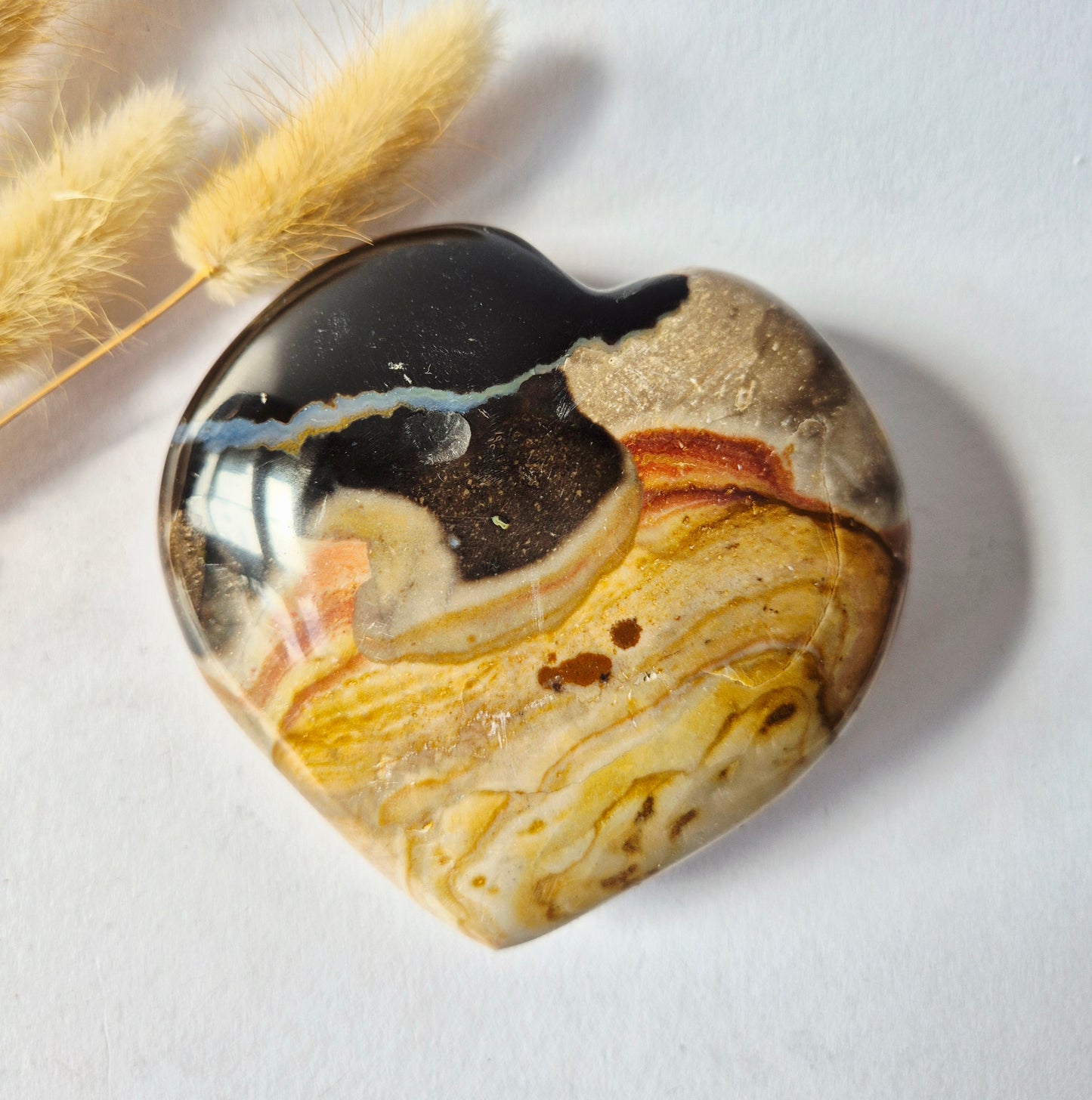 Edelsteen Dikke Ocean Jasper Hart 280 gram | Uniek & Kleurrijk