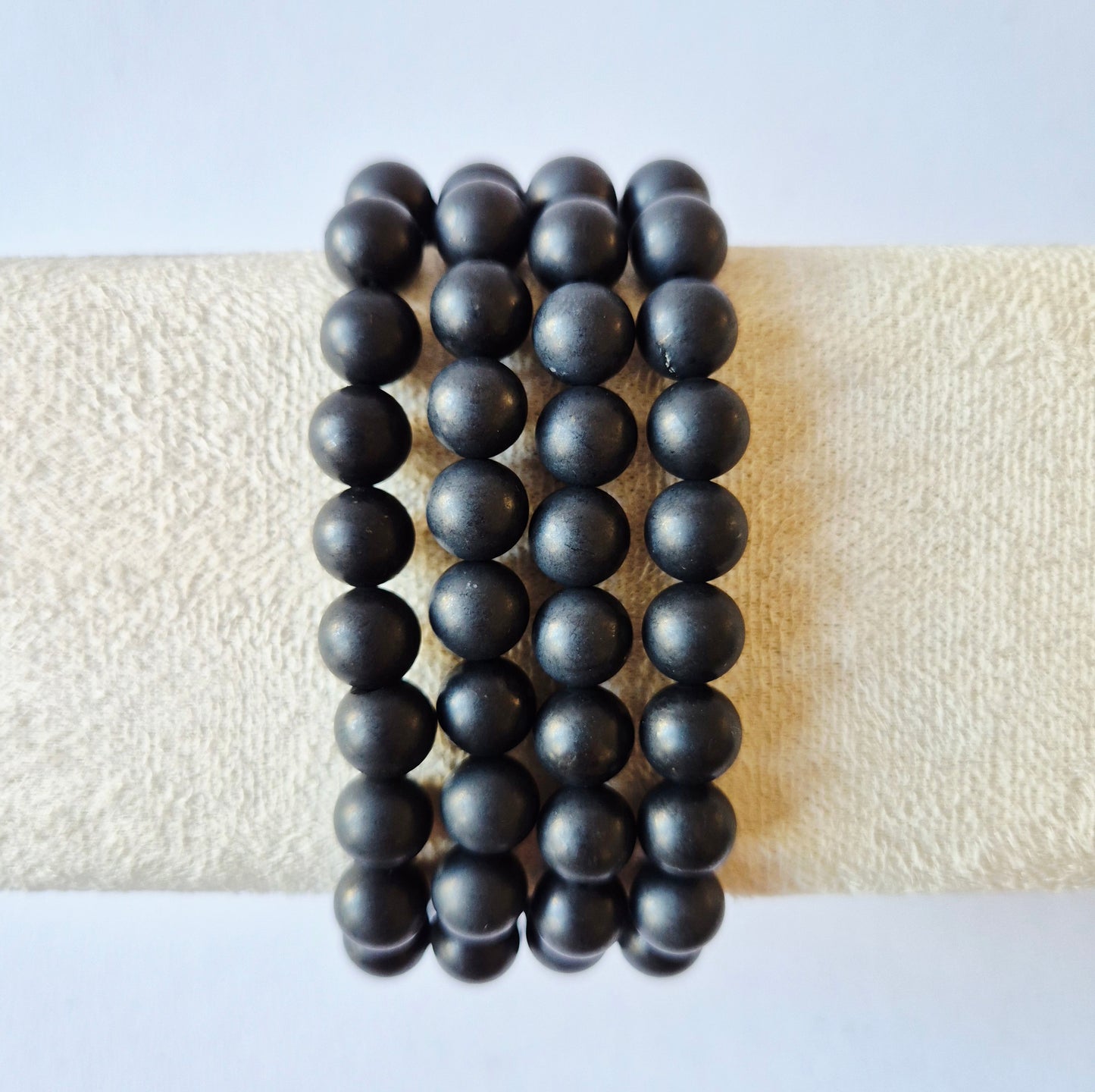 Gemstone bracelet with 8mm beads - Red Tiger Eye