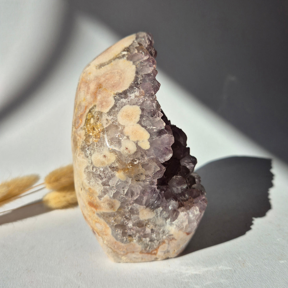Gemstone Blue Moonstone Flame 7-9cm With Beautiful Flash