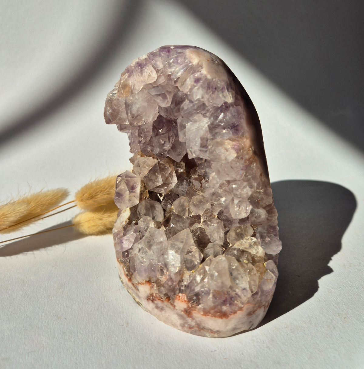 Druzy Pink Amethyst Freeforms & Flames – Magische, sanfte Energie