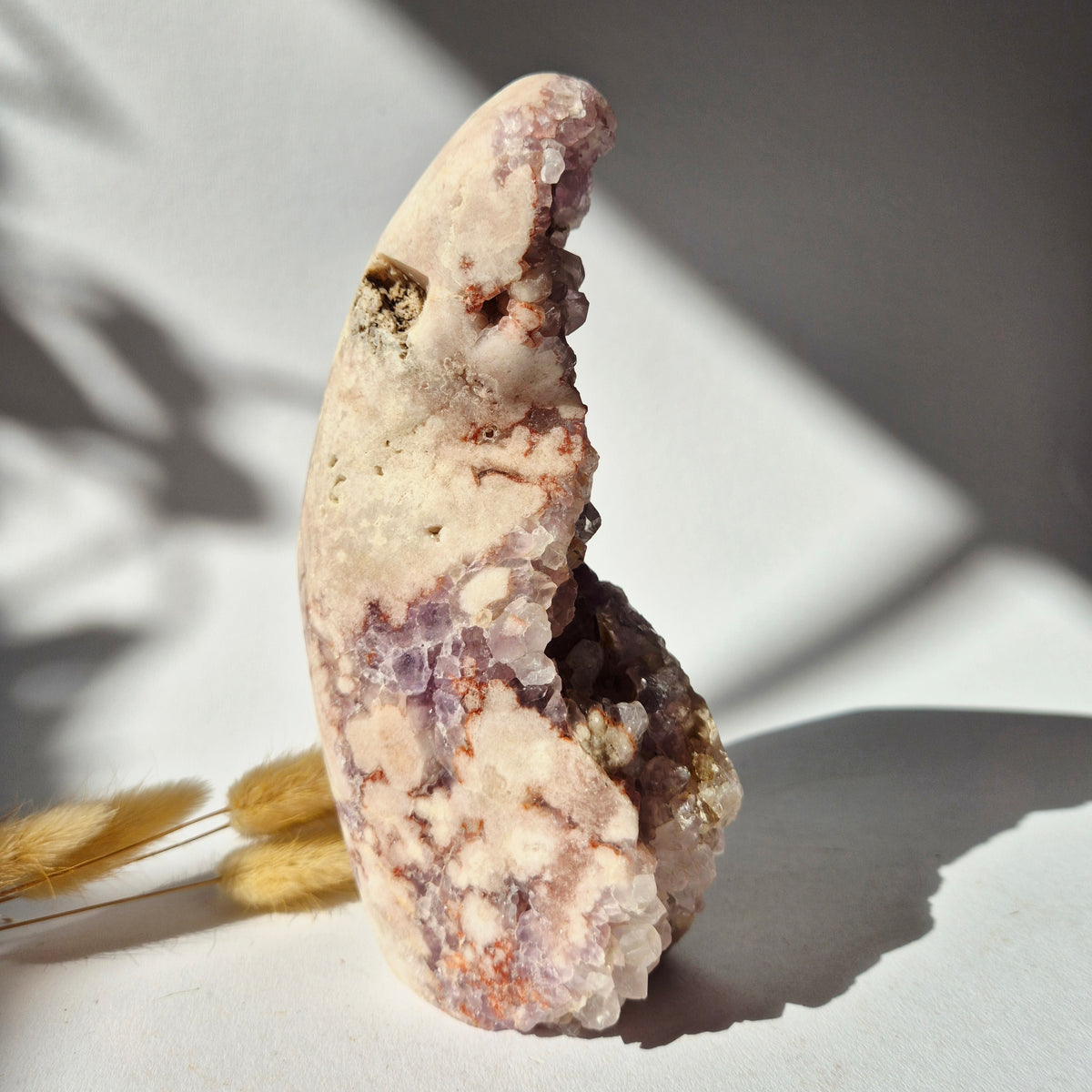 Roze Amethist Druzy Freeform 1100gram – AA+ Natuurlijke Pink Amethyst uit Brazilië
